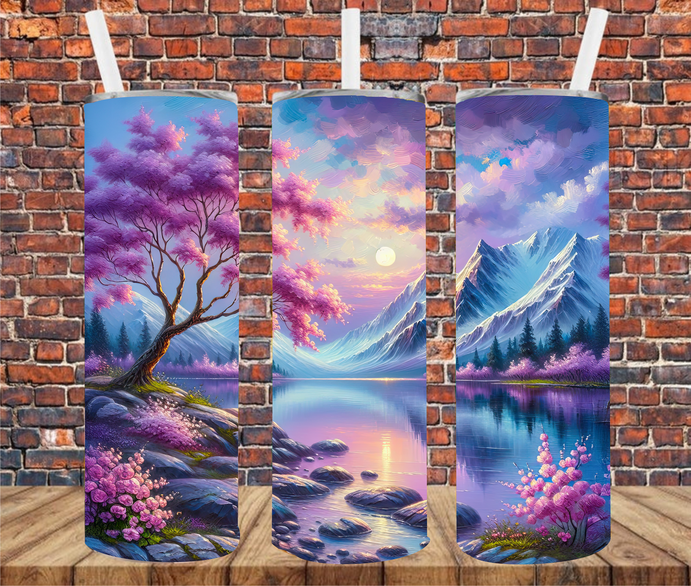 Peaceful Serenity - Tumbler Wrap - Sublimation Transfer