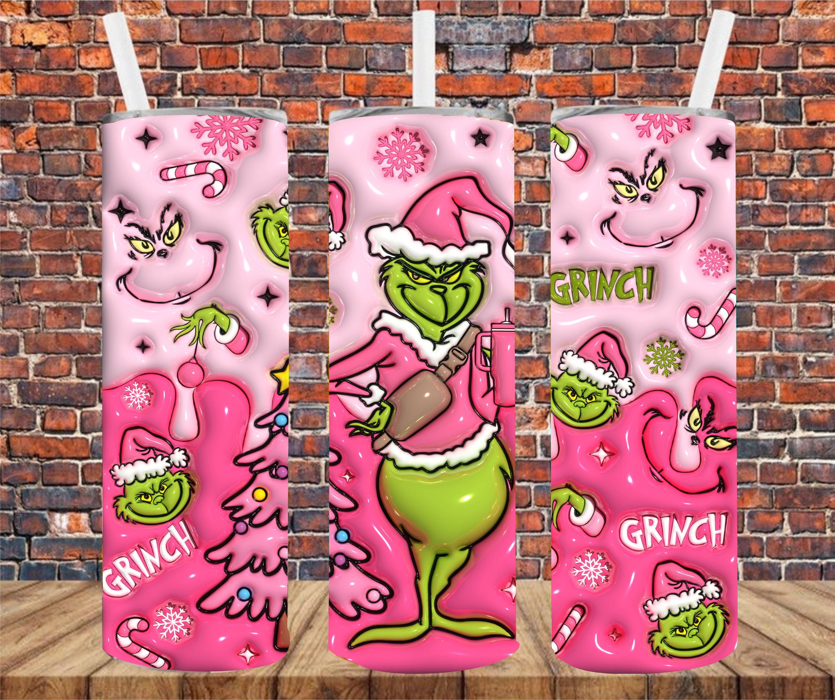 Christmas Character - Tumbler Wrap - Sublimation Transfers