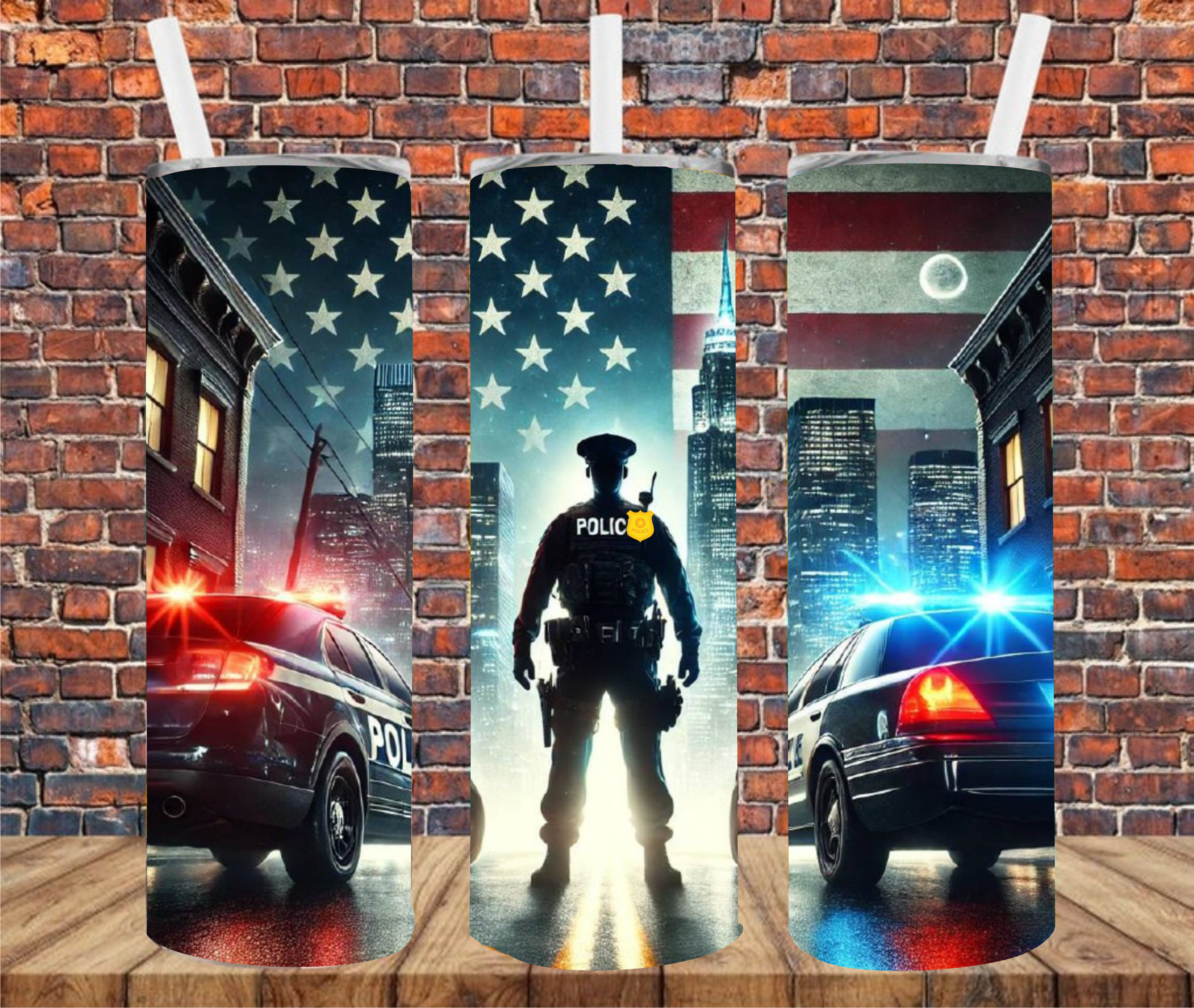 Police - Sublimation Tumbler Wrap