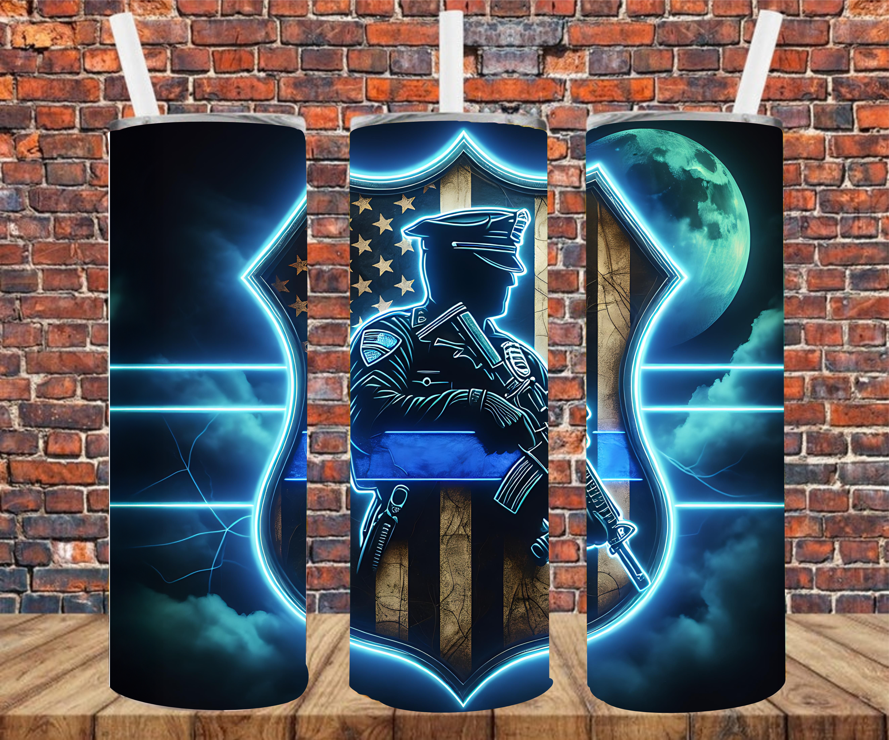 Police - Tumbler Wrap - Sublimation Transfers