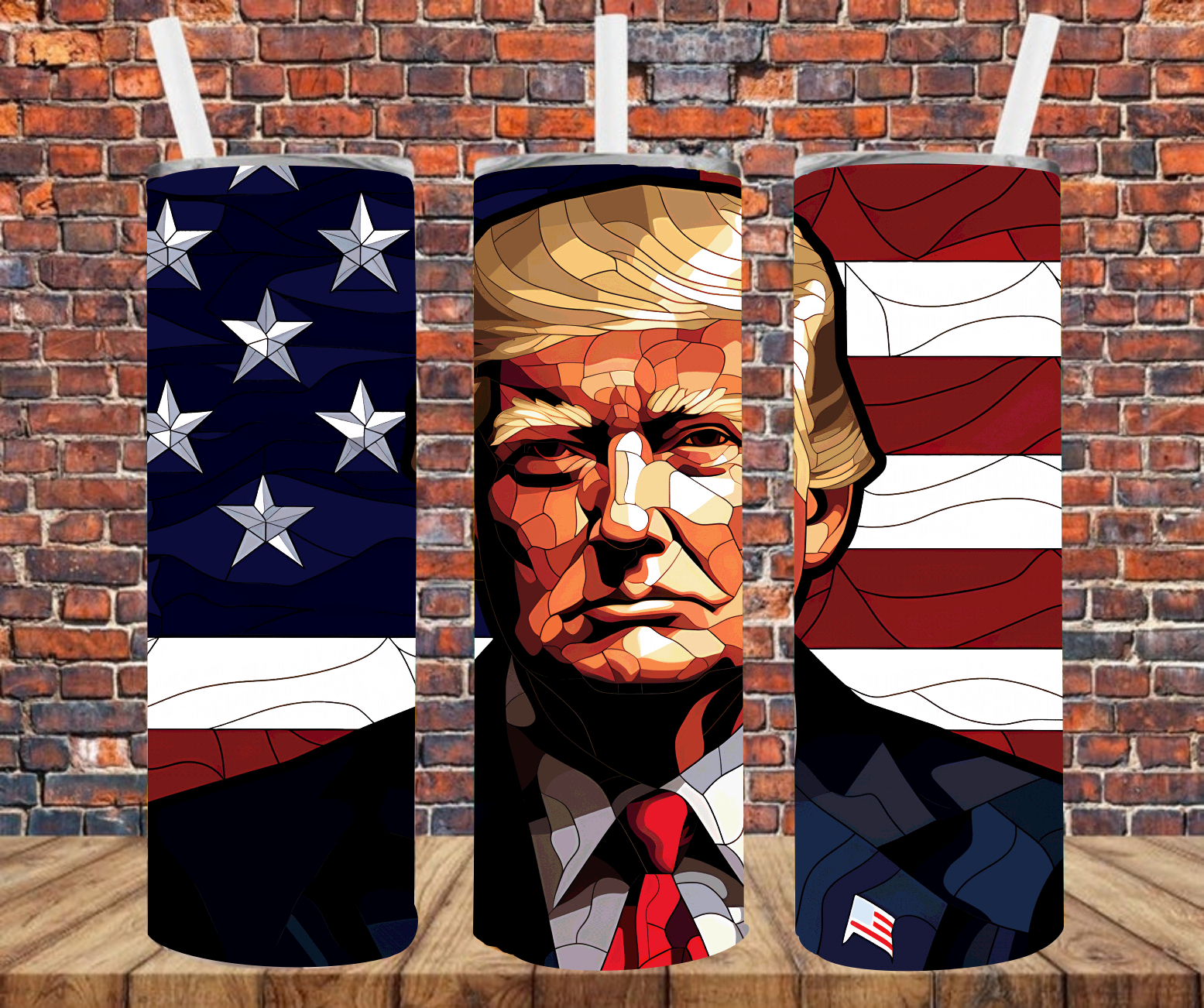 Trump  - Tumbler Wrap - Sublimation Transfers