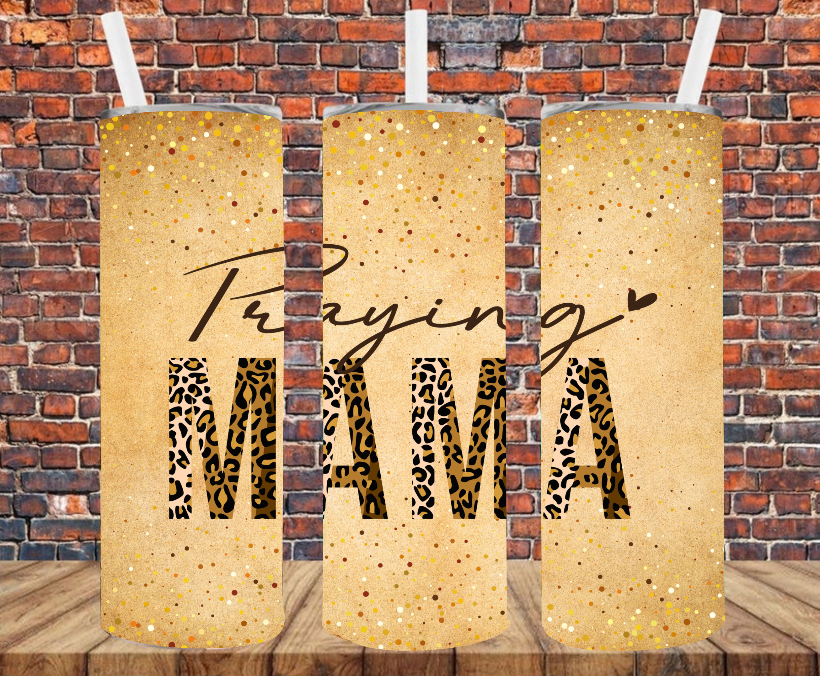 Praying Mama - Tumbler Wrap - Sublimation Transfer