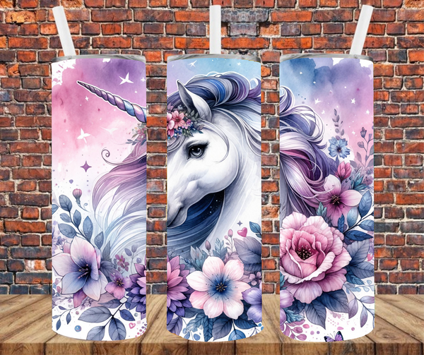 Unicorn - Tumbler Wrap - Sublimation Transfer
