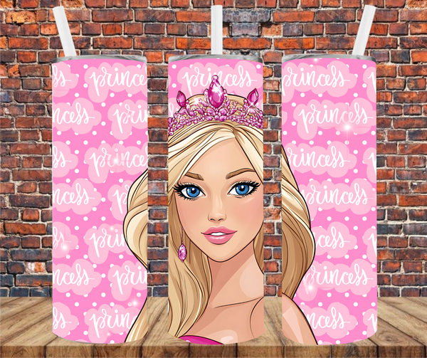 Princess - Tumbler Wrap - Sublimation Transfers