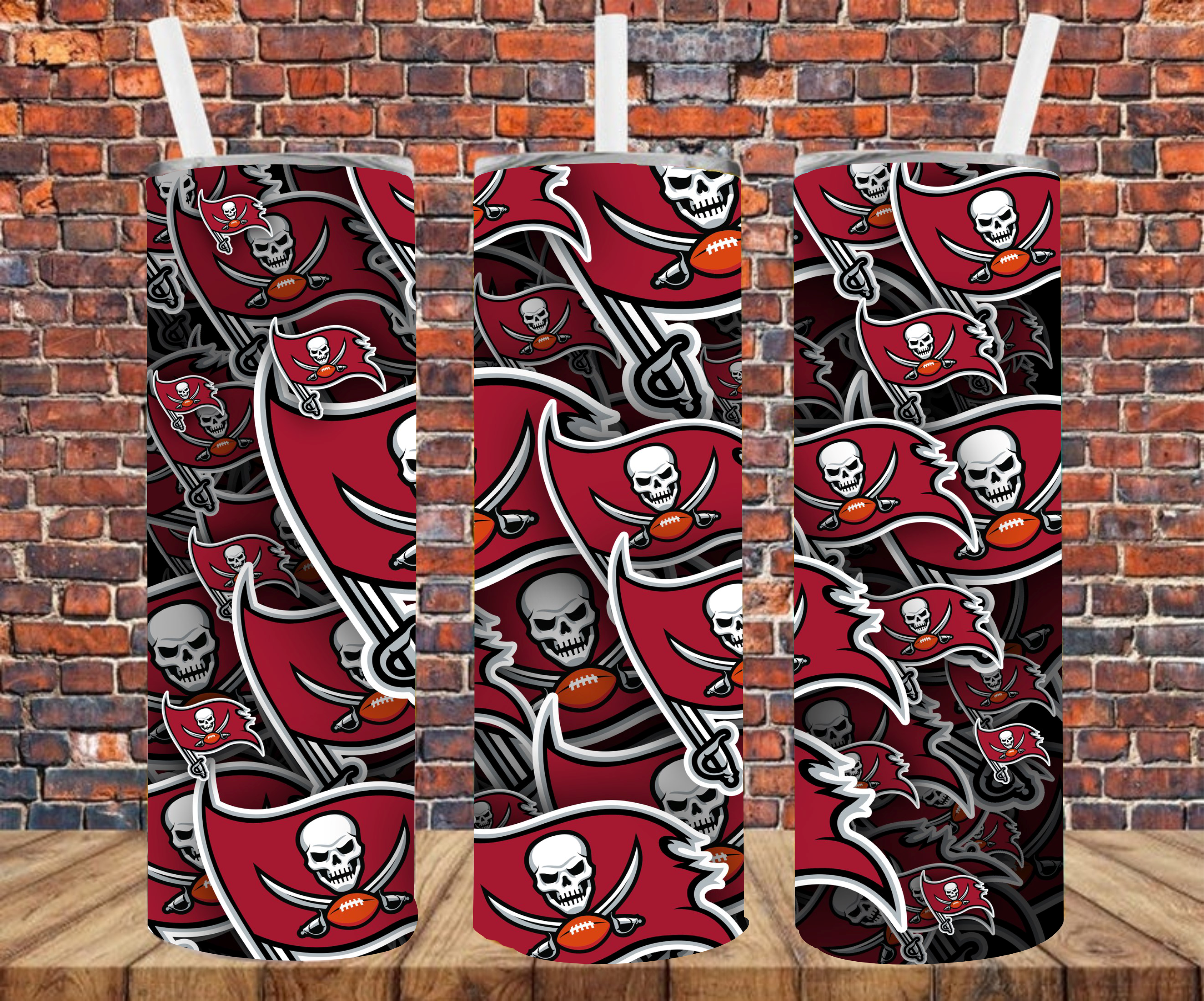 Pro Team Layered Sticker Effect - Sublimation Tumbler Wrap