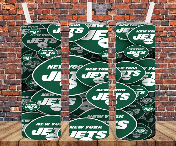 Pro Team Layered Sticker Effect - Sublimation Tumbler Wrap