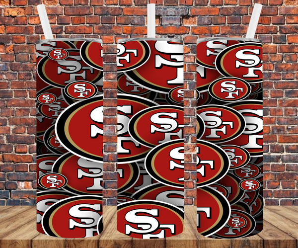 Pro Team Layered Sticker Effect - Sublimation Tumbler Wrap