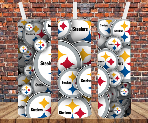 Pro Team Layered Sticker Effect - Sublimation Tumbler Wrap