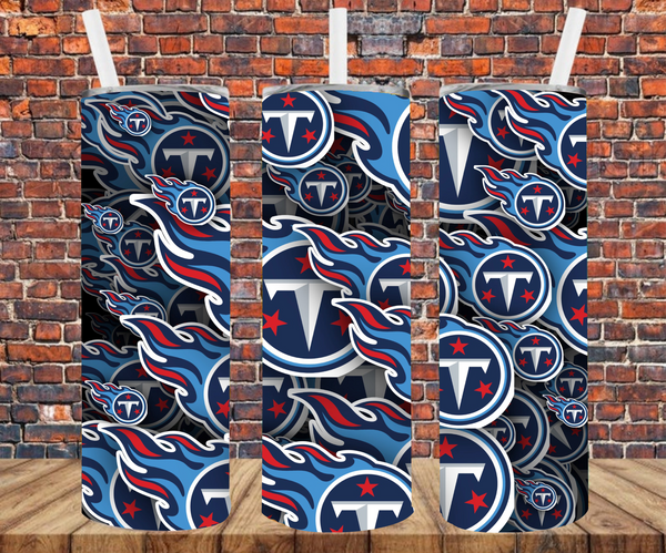 Pro Team Layered Sticker Effect - Sublimation Tumbler Wrap