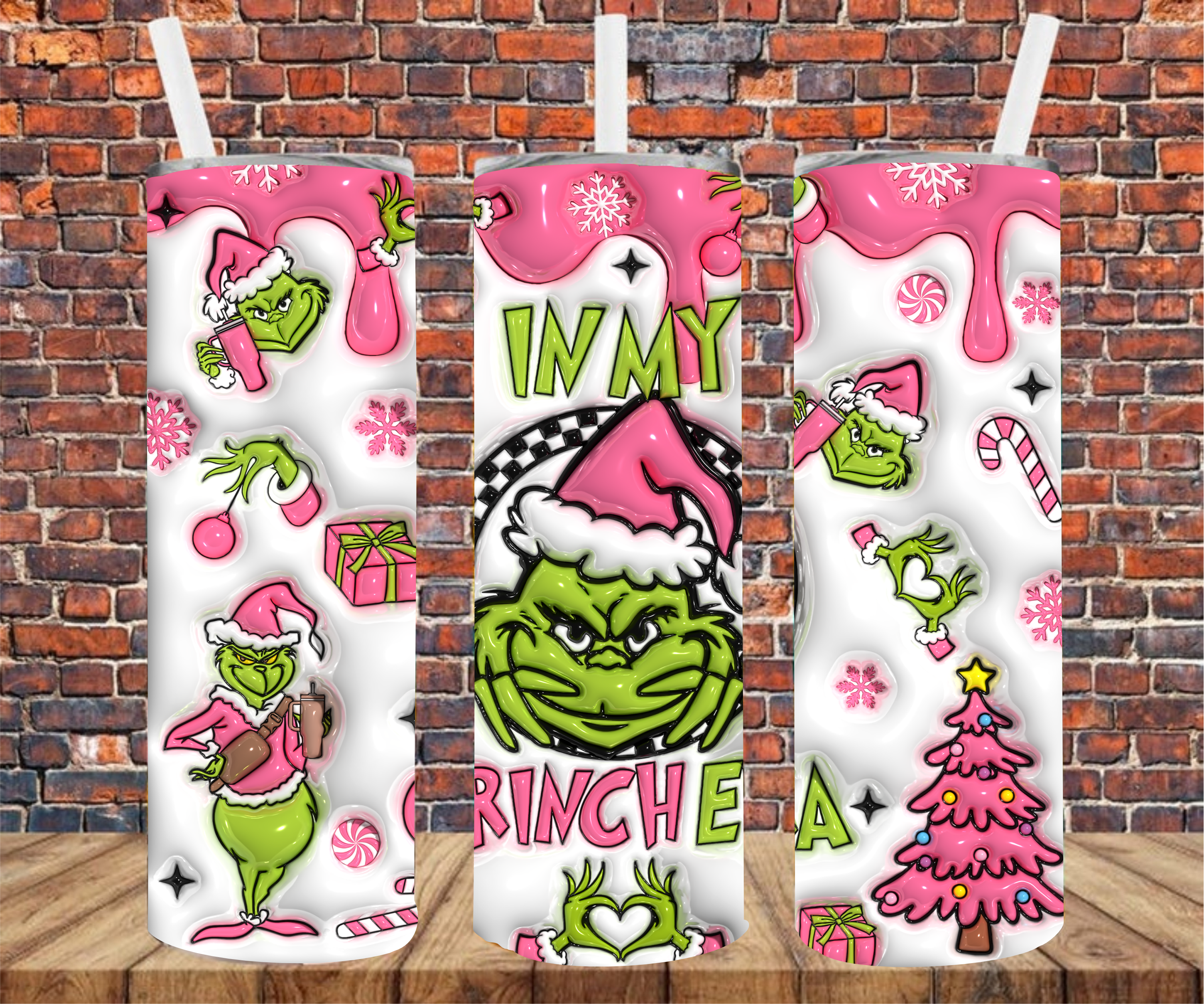Christmas Character - Tumbler Wrap - Sublimation Transfers