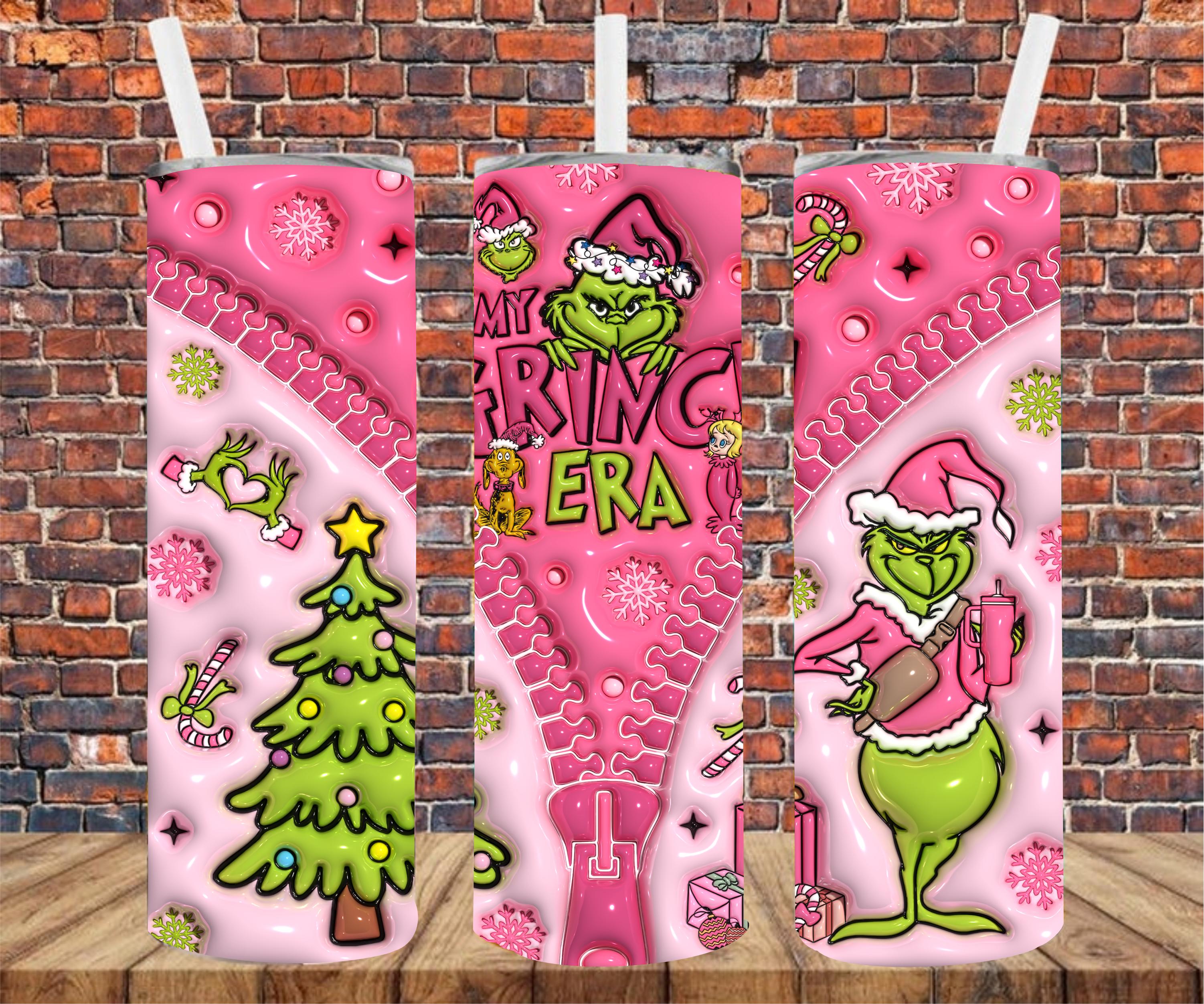 Christmas Character - Tumbler Wrap - Sublimation Transfers