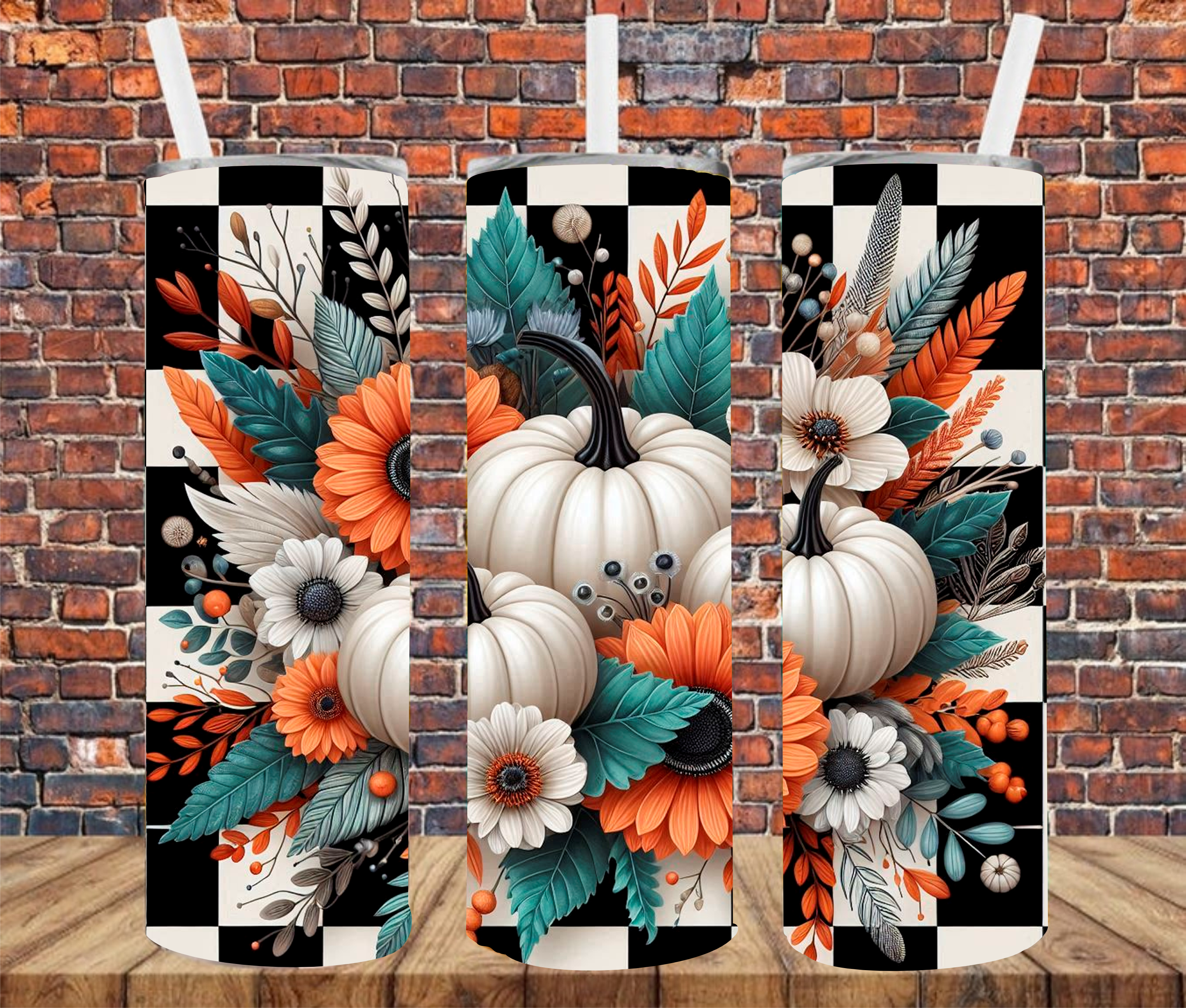 Autumn Bouquet - Tumbler Wrap - Sublimation Transfers