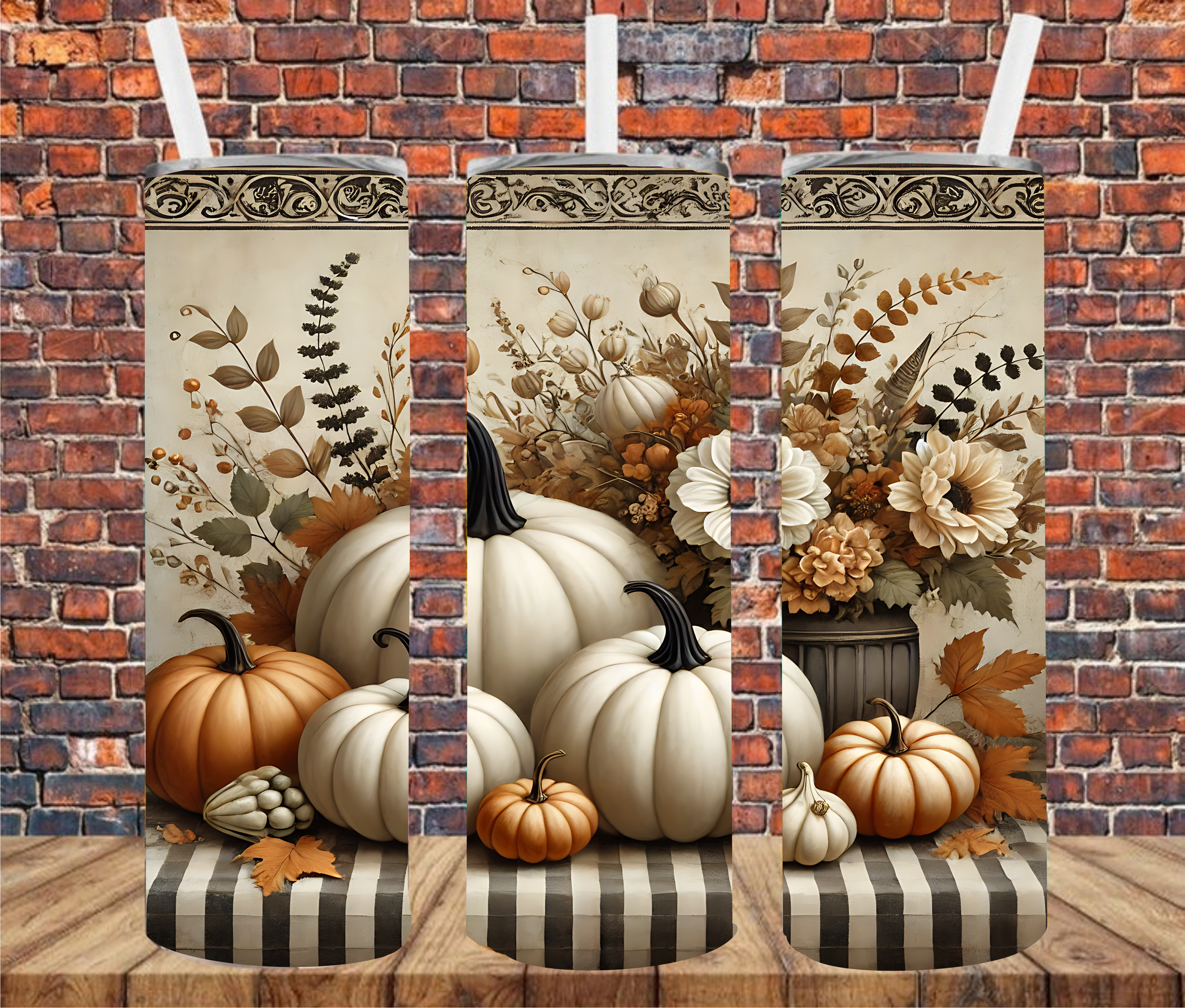 Fall Table Setting - Sublimation Tumbler Wrap