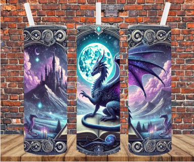 Dragon - Tumbler Wrap - Sublimation Transfer