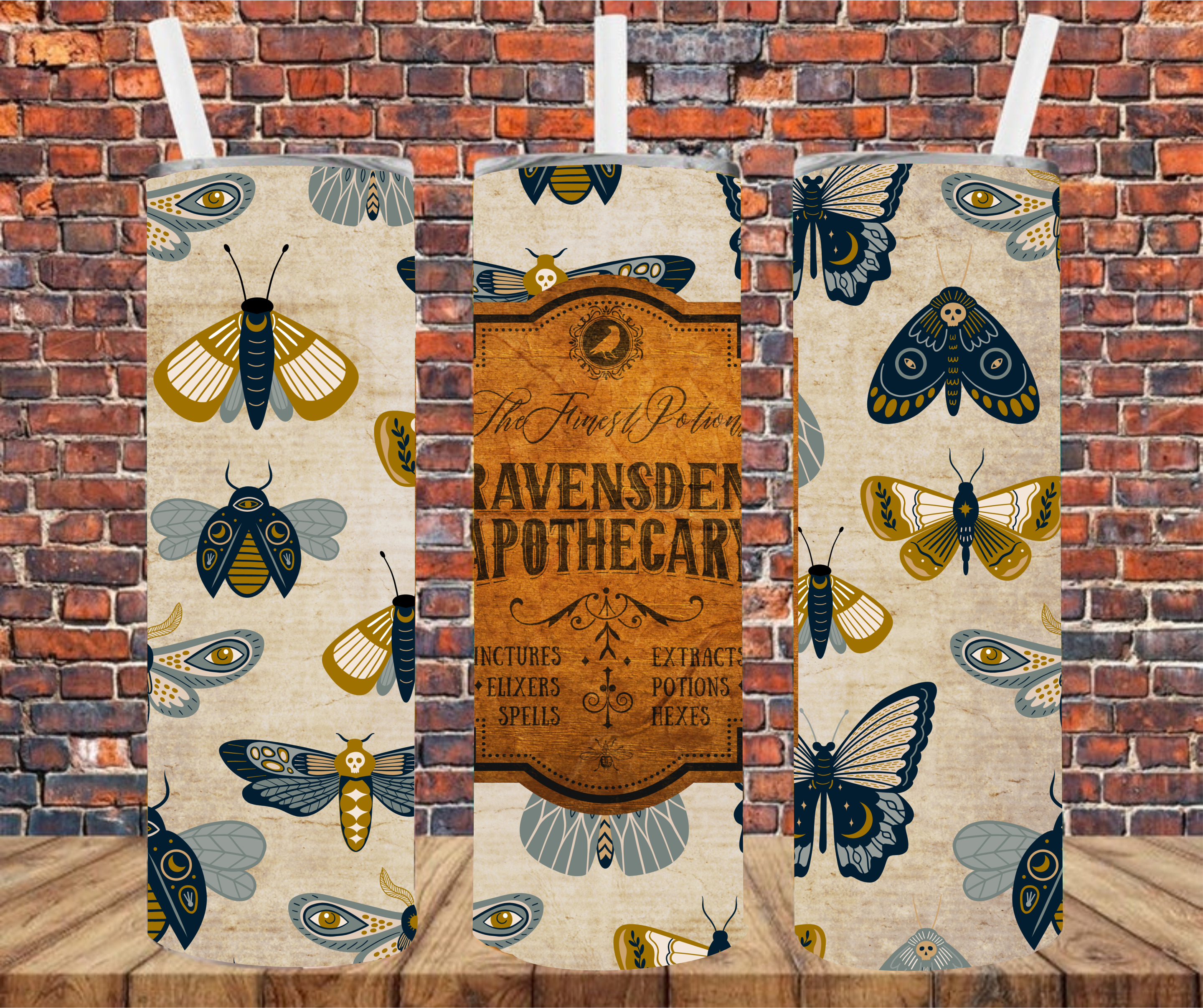 Ravensden Apothecary - Tumbler Wrap - Sublimation Transfer