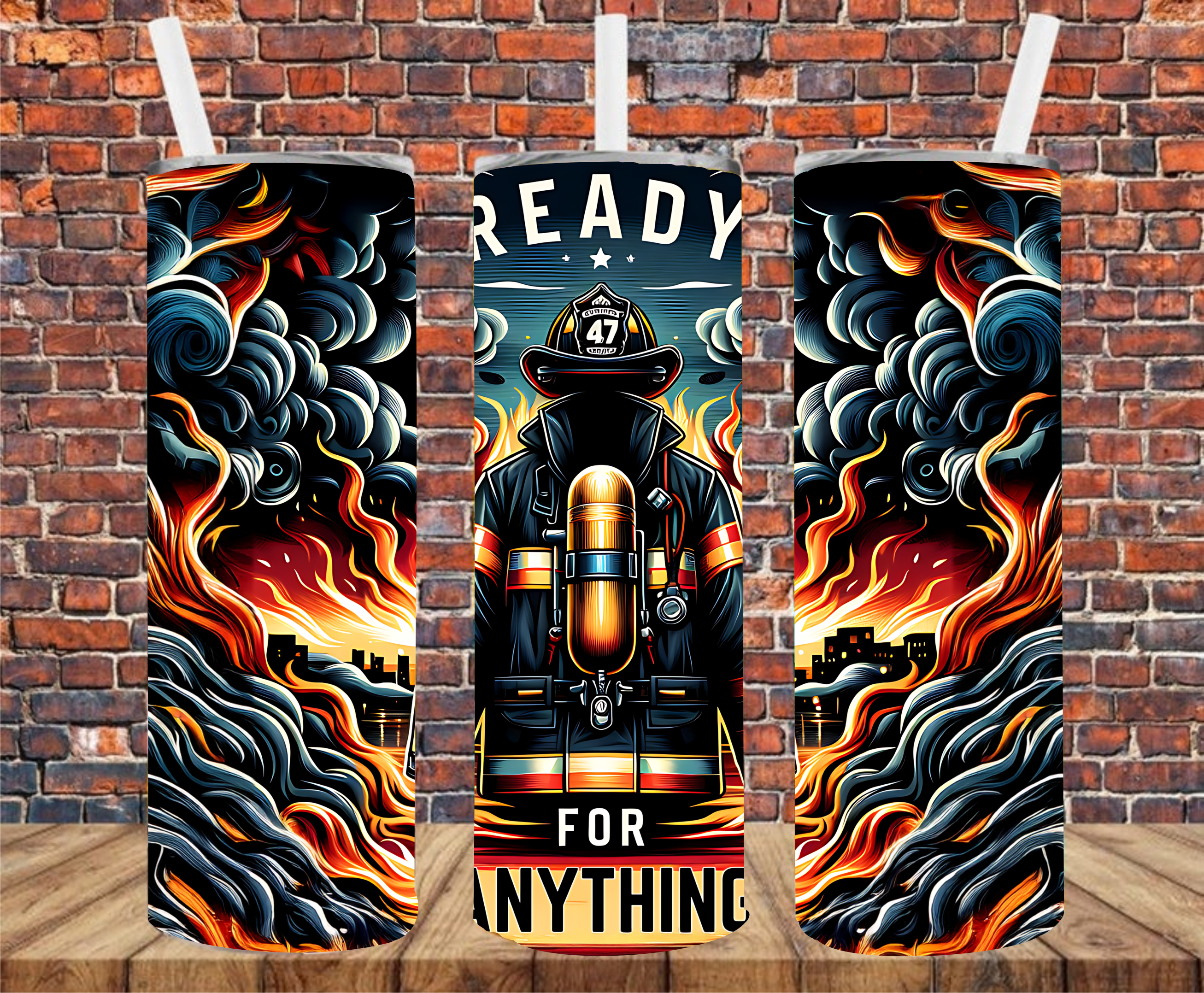 Ready For Anything - Tumbler Wrap - Sublimation Transfer