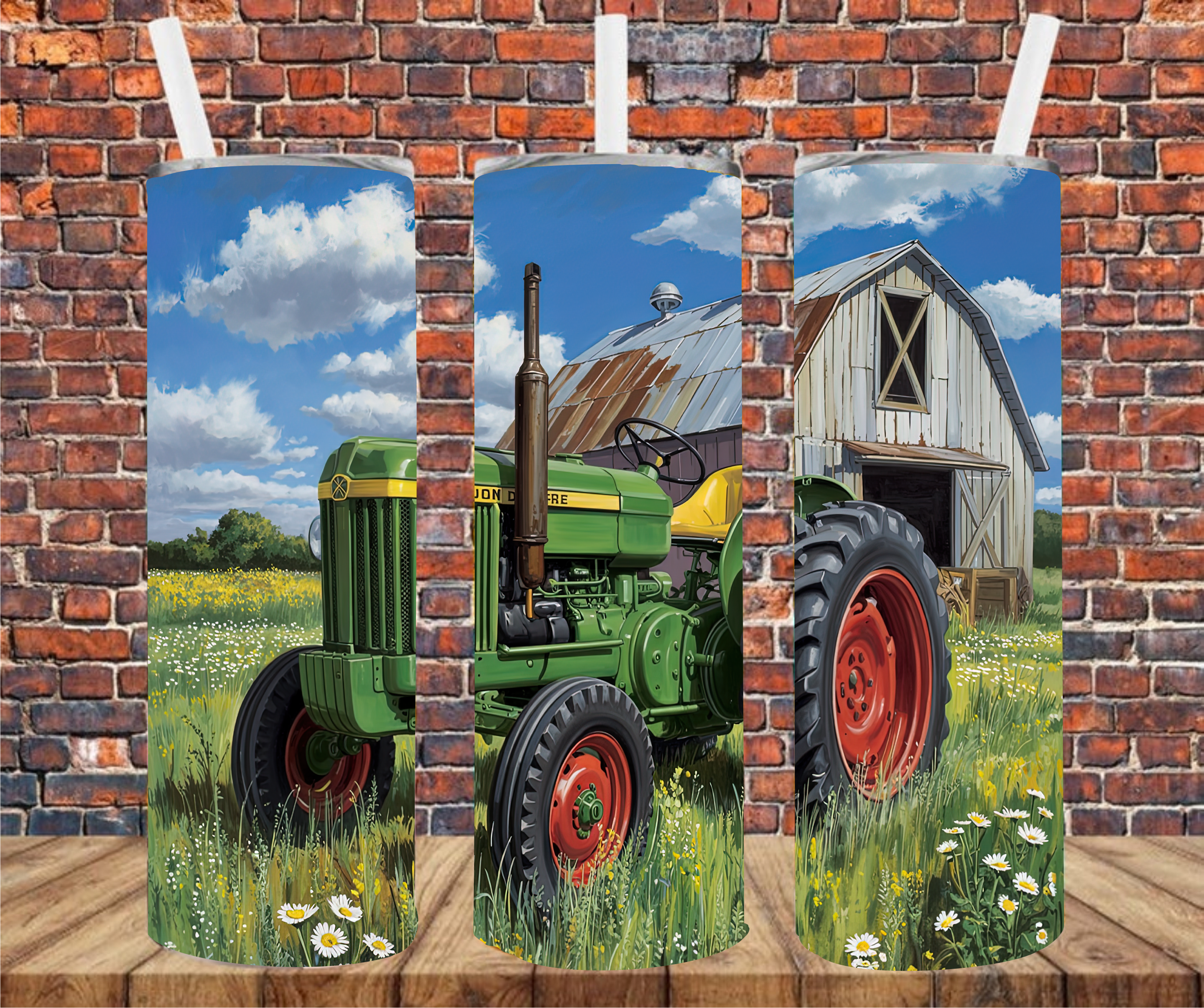 Farm Tractor - Tumbler Wrap - Sublimation Transfer