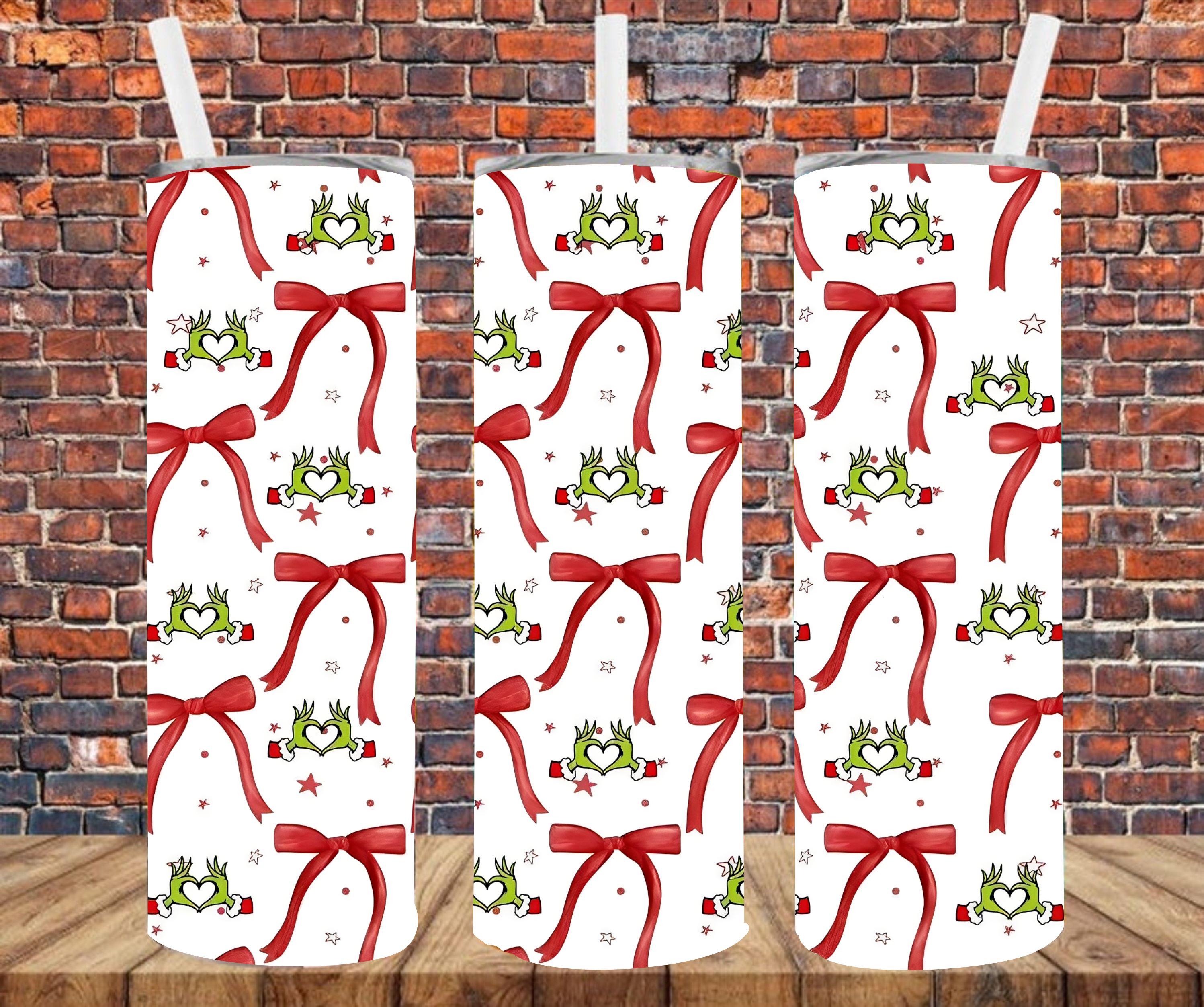 Christmas Love Coquette - Tumbler Wrap - Sublimation Transfers