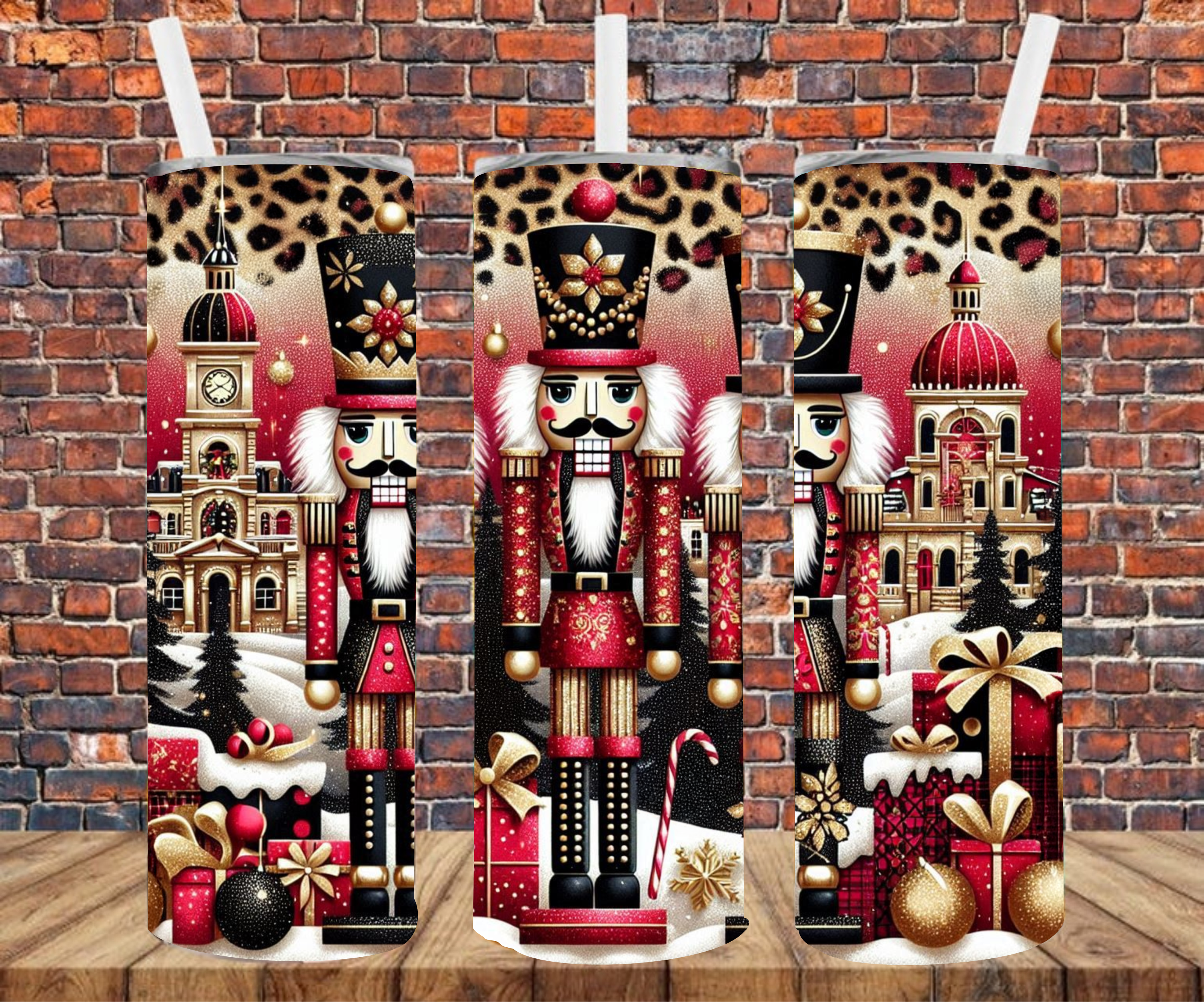Christmas Nutcrackers - Tumbler Wrap - Sublimation Transfers