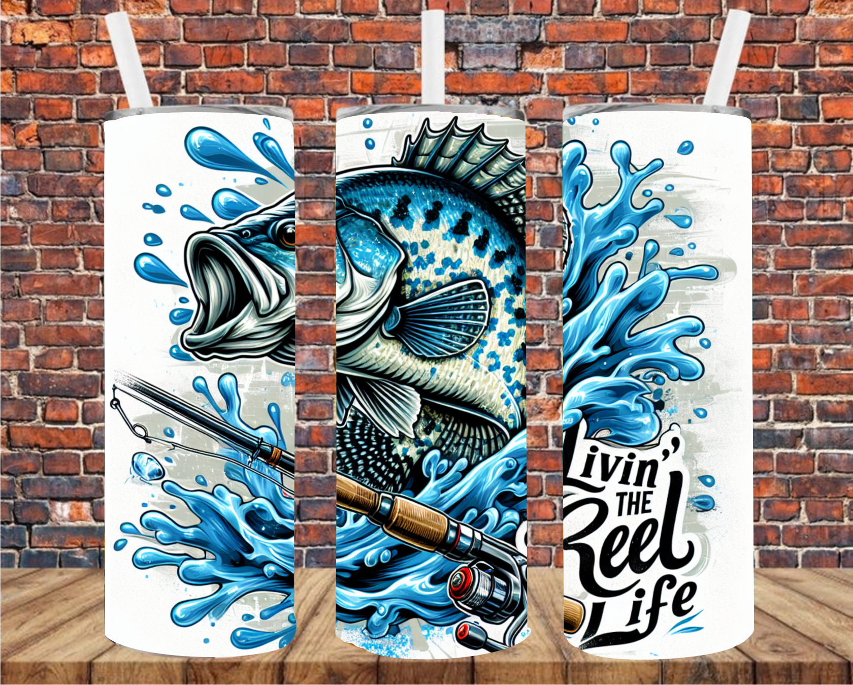 Livin' The Reel Life - Tumbler Wrap - Sublimation Transfers