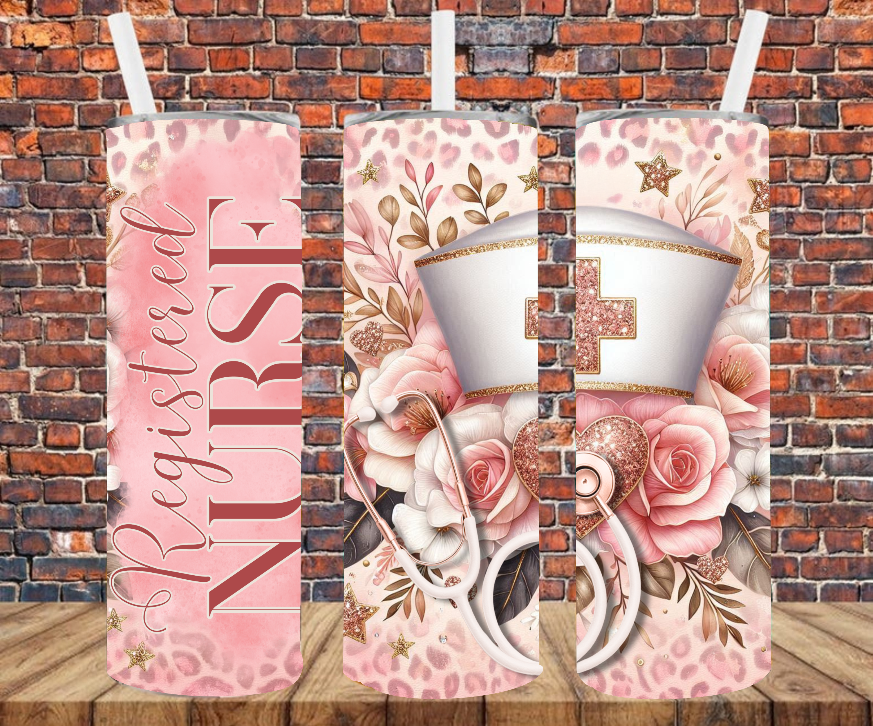 Registered Nurse - Tumbler Wrap - Sublimation Transfers