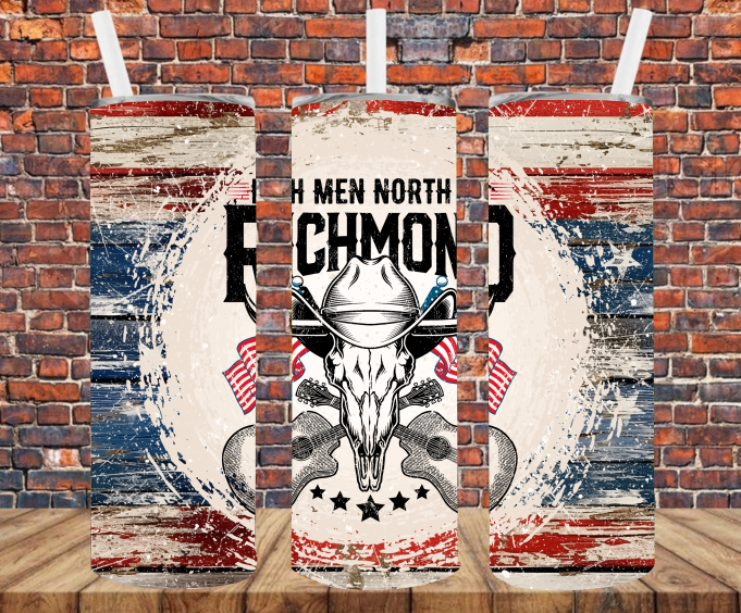 Rich Men North of Richmond - Tumbler Wrap - Sublimation Transfers