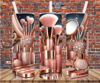 Makeup - Tumbler Wrap - Sublimation Transfer
