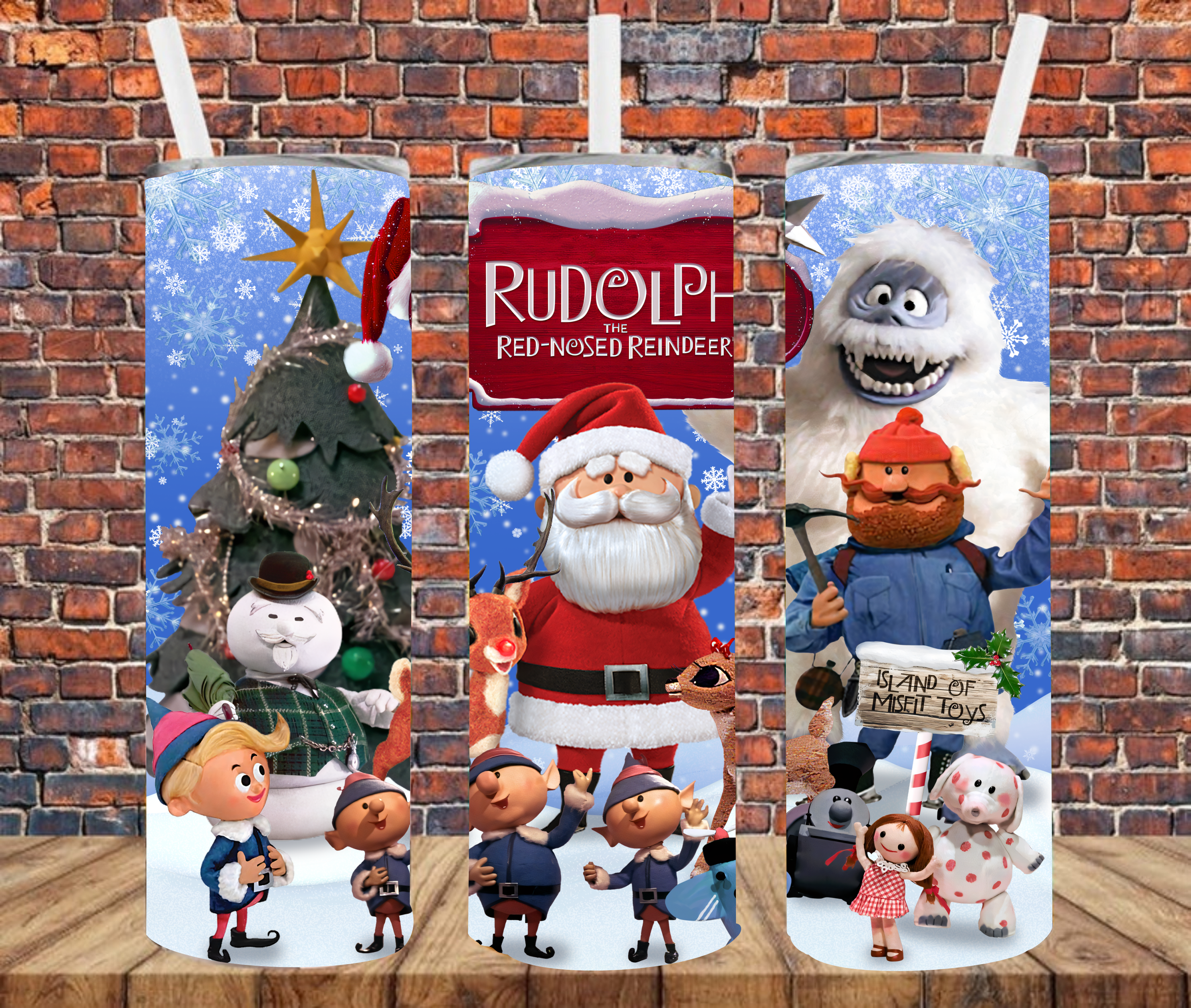 Christmas Character - Tumbler Wrap - Sublimation Transfers