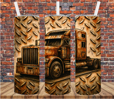 Trucker - Tumbler Wrap - Sublimation Transfer