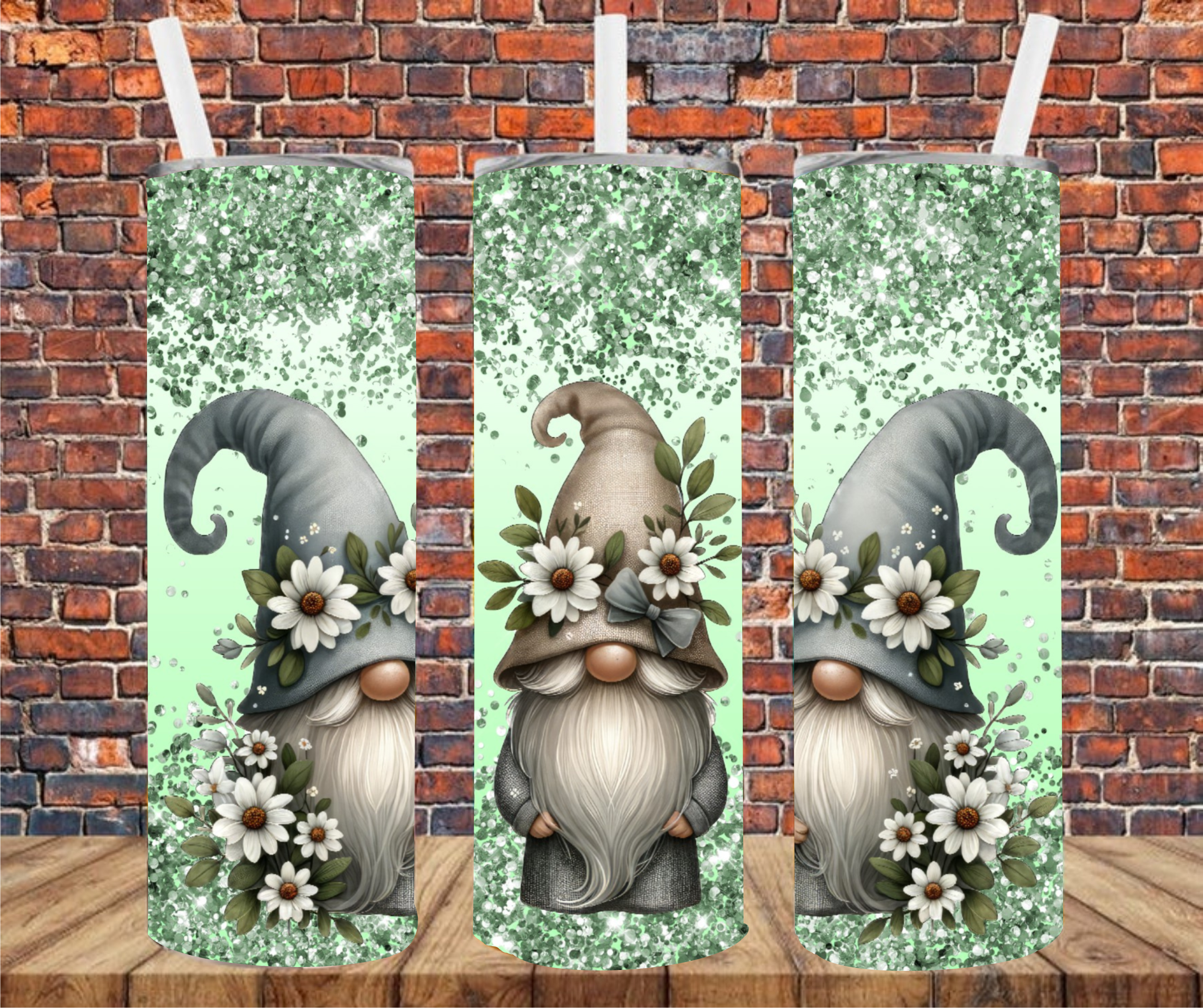 Gnomes - Tumbler Wrap - Sublimation Transfer
