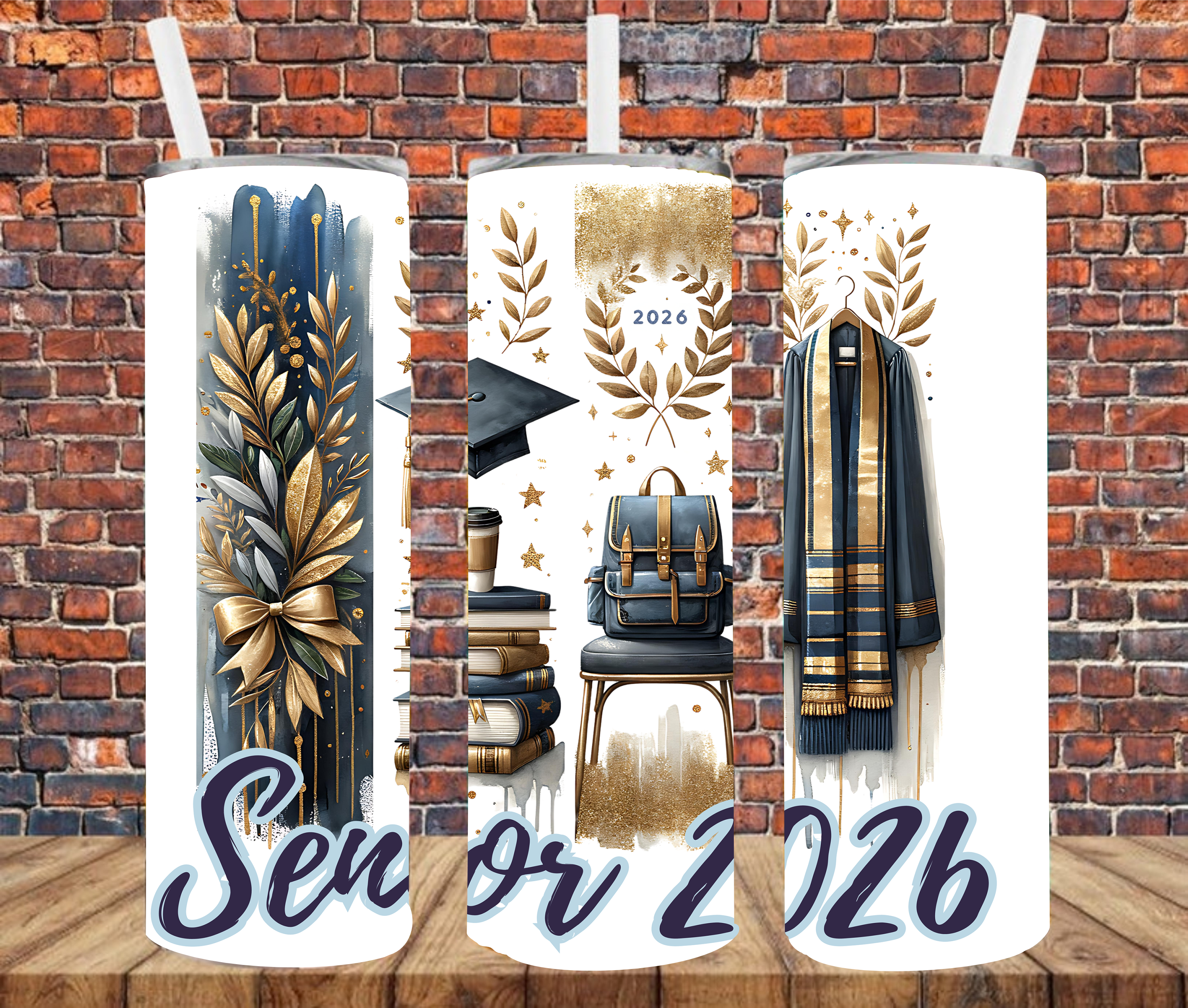 Senior 2026- Tumbler Wrap - Sublimation Transfers