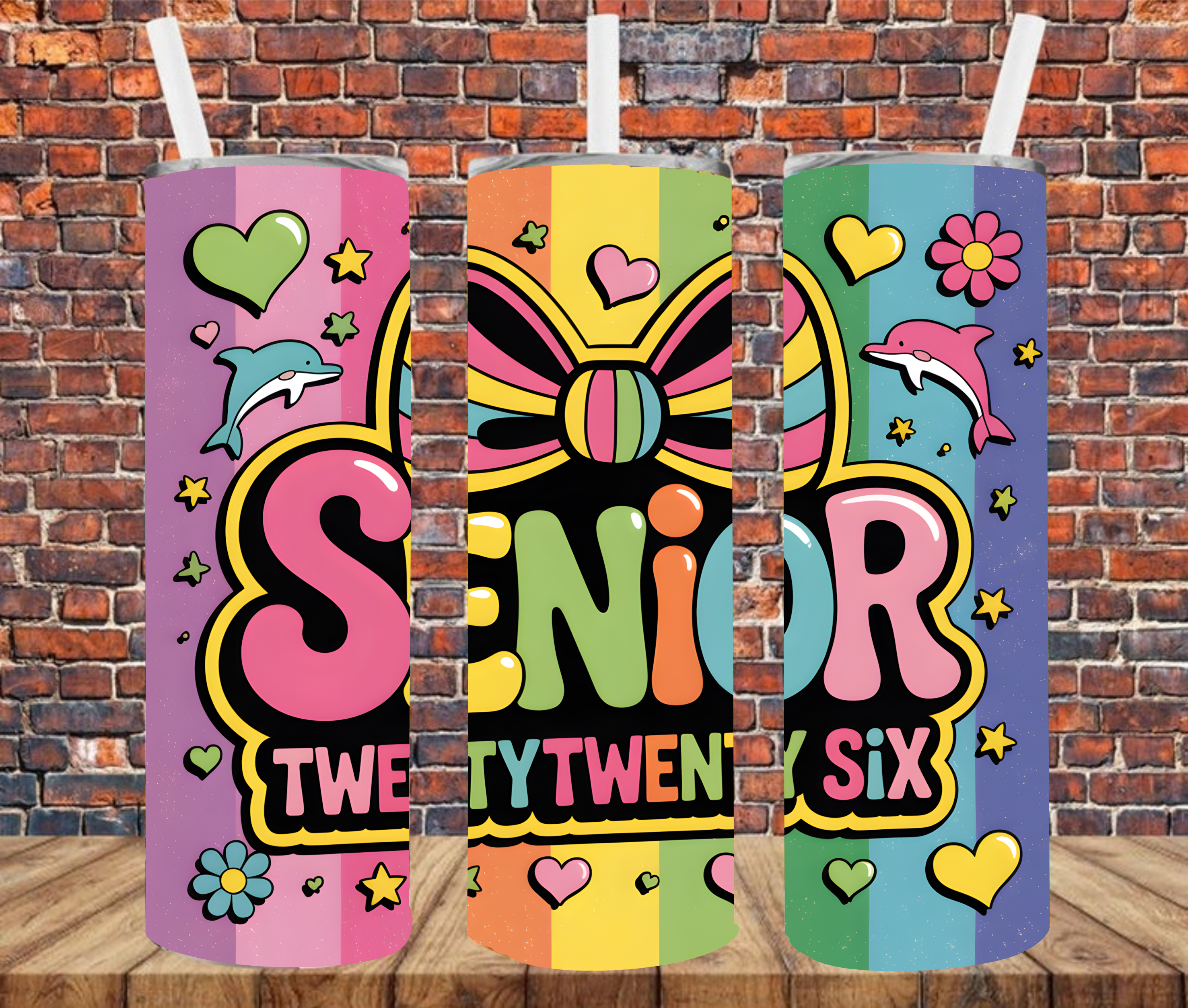 Senior 2026- Tumbler Wrap - Sublimation Transfers