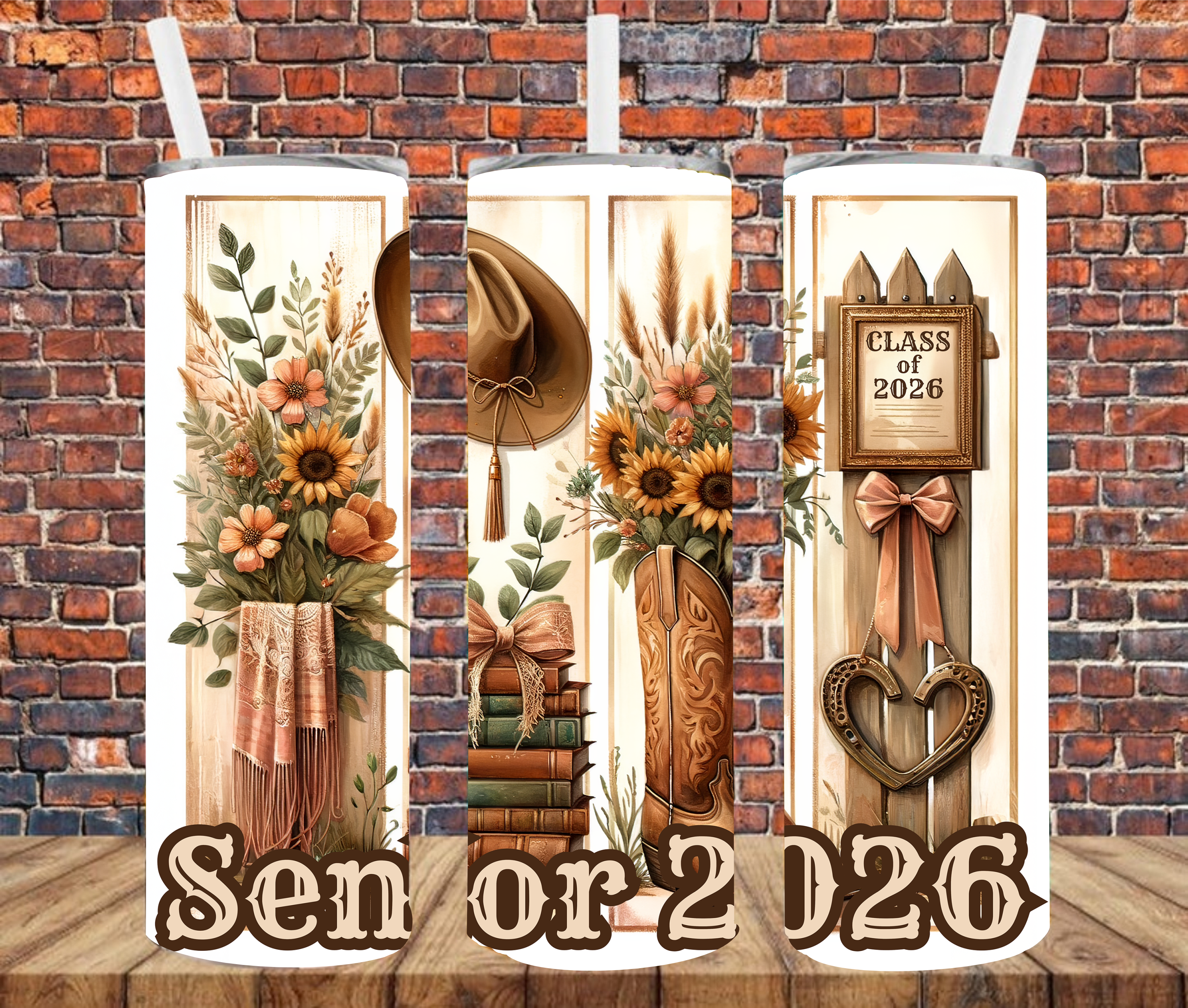 Senior 2026- Tumbler Wrap - Sublimation Transfers