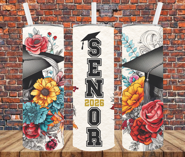 Senior 2026 - Tumbler Wrap - Sublimation Transfers