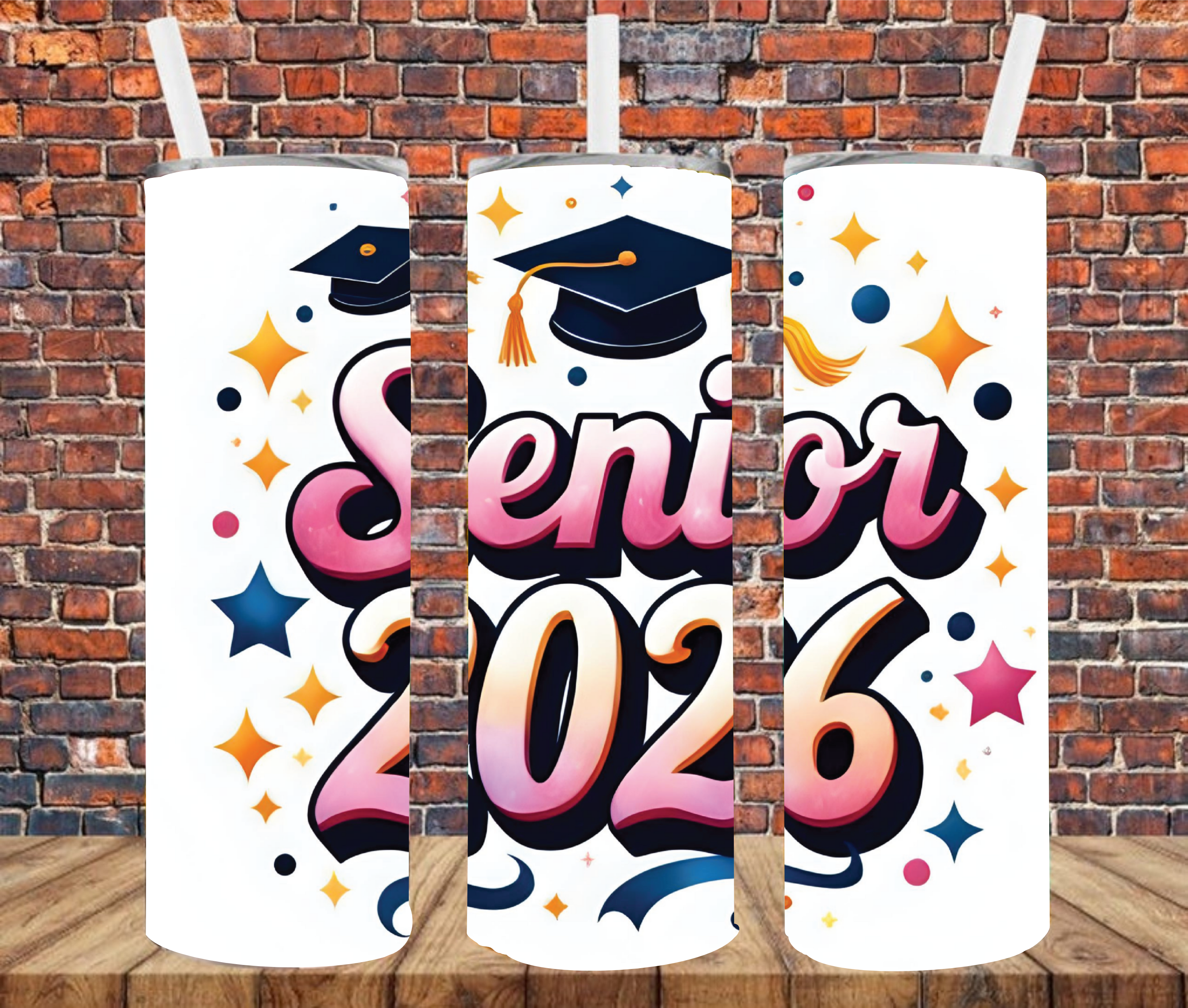 Senior 2026- Tumbler Wrap - Sublimation Transfers