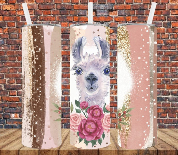 Llama - Tumbler Wrap Sublimation Transfers