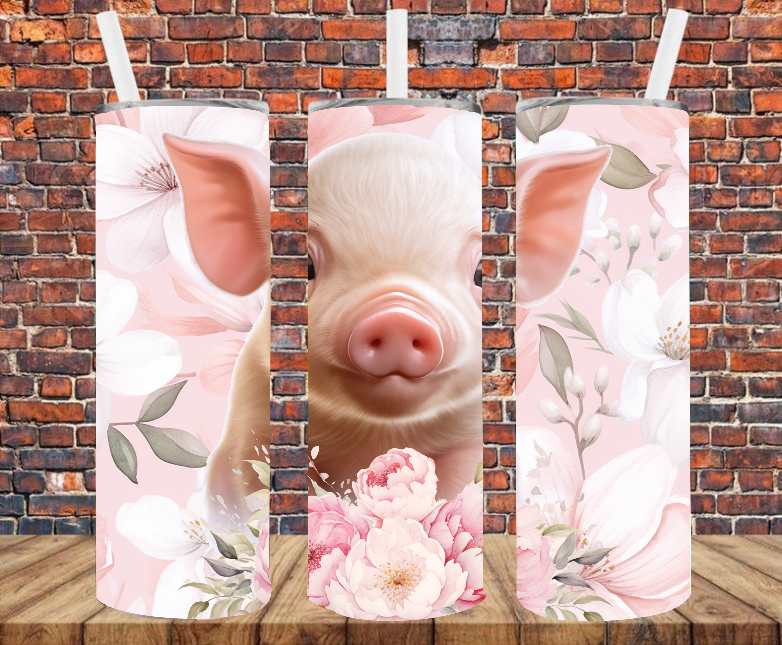 Sweet Piglet - Tumbler Wrap - Sublimation Transfer