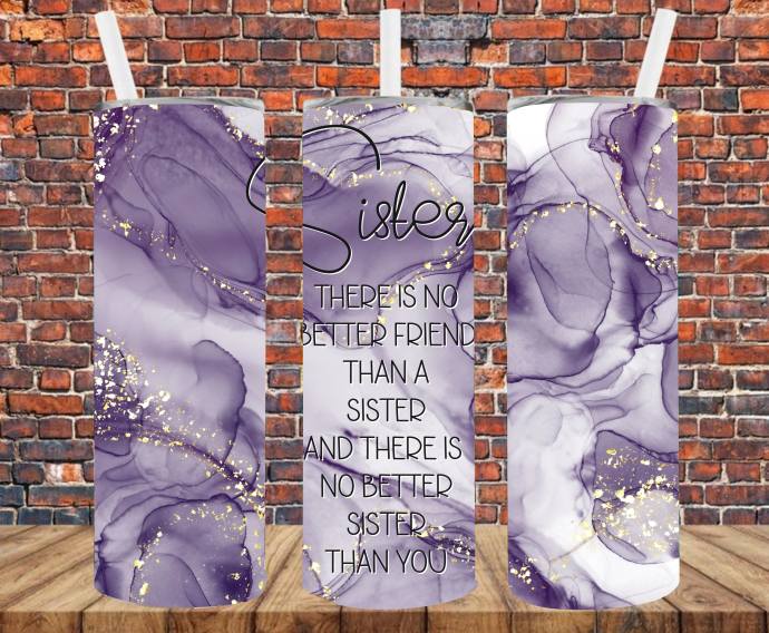 Sister - Tumbler Wrap - Sublimation Transfers