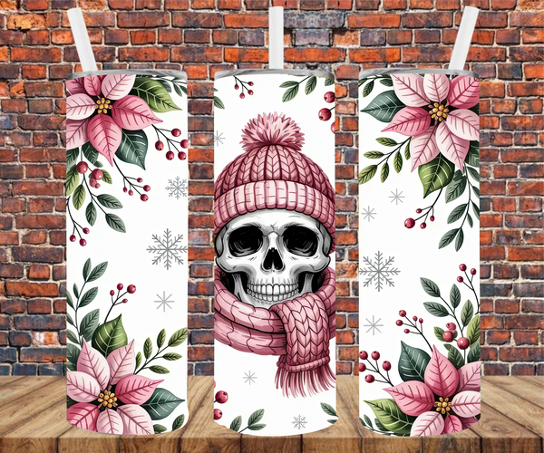 Winter Skeleton - Tumbler Wrap - Sublimation Transfers
