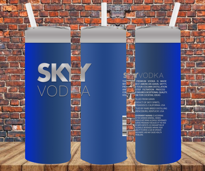 Adult Beverages- Tumbler Wrap Sublimation Transfers