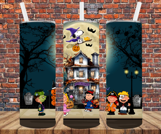 Halloween Cartoon - Tumbler Wrap - Sublimation Transfers
