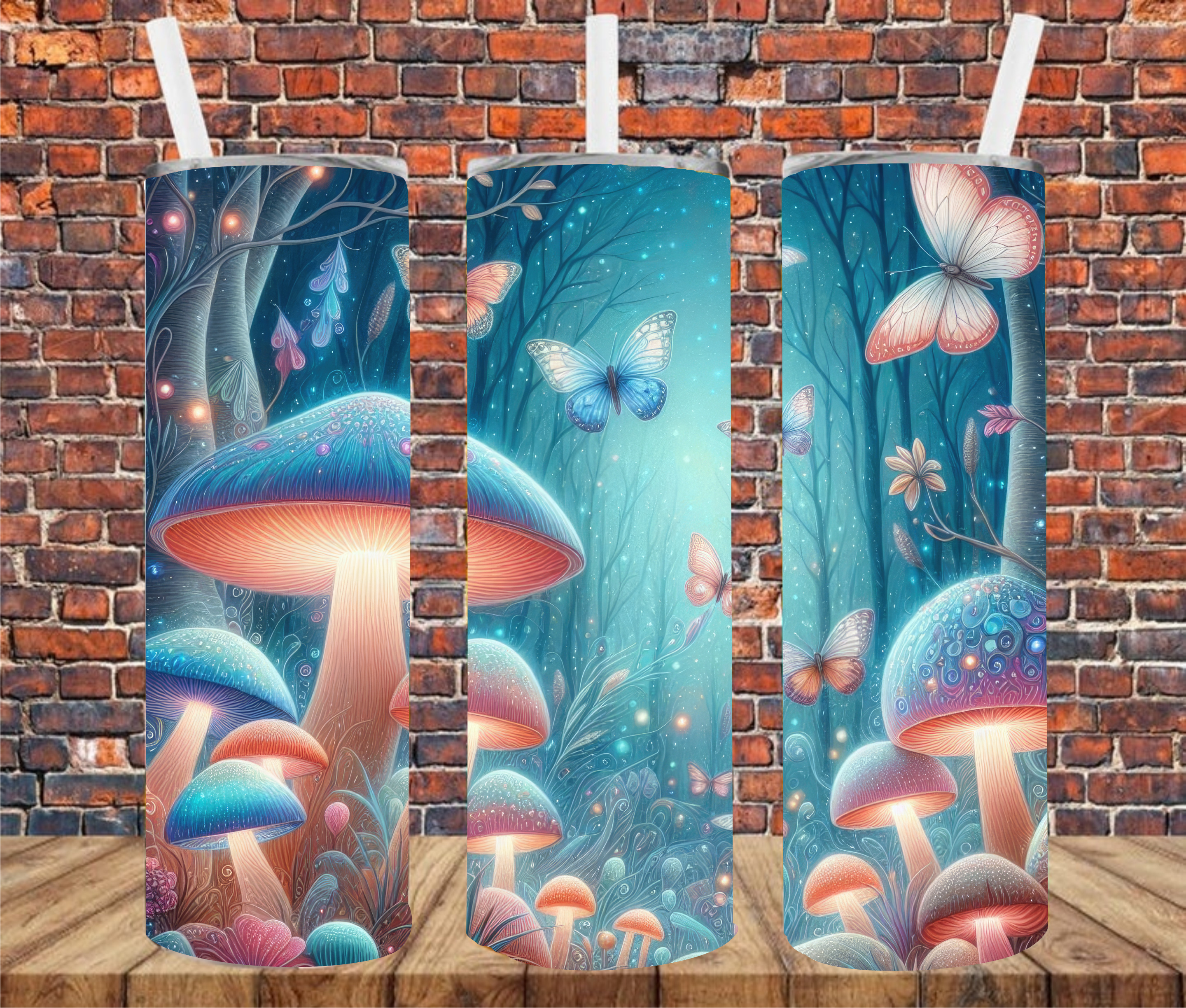 Mushrooms - Sublimation Tumbler Wrap