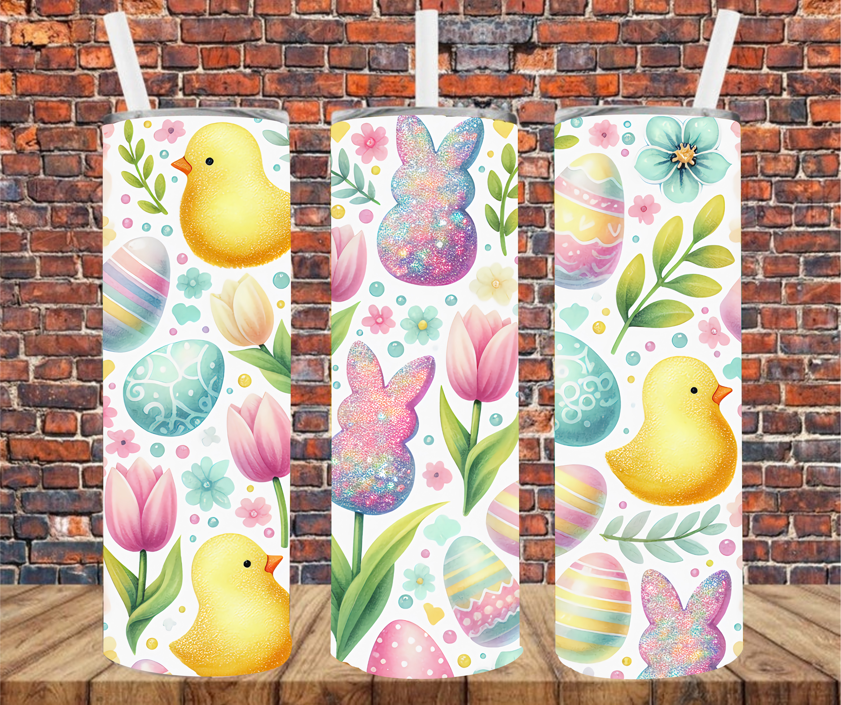 Chicks & Peeps - Tumbler Wrap - vinyl Transfers