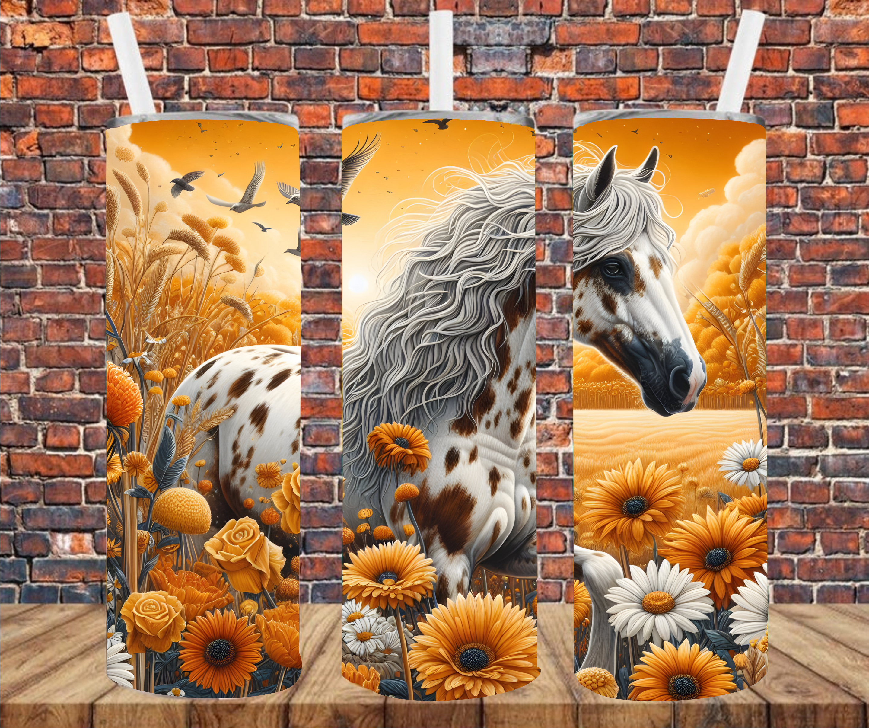 Horse - Tumbler Wrap - Sublimation Transfer