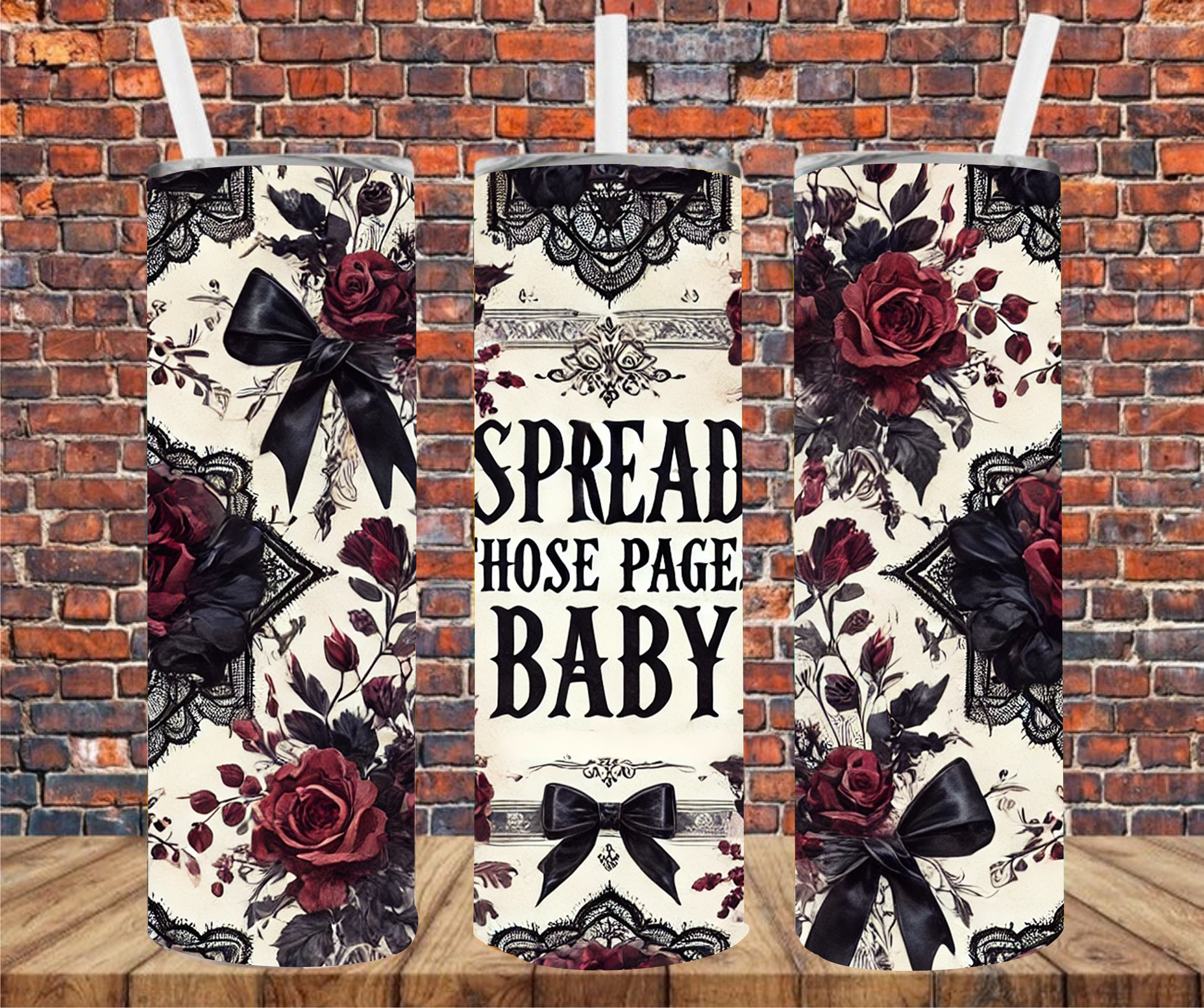 Spread Those Pages Baby - Tumbler Wrap - Sublimation Transfers