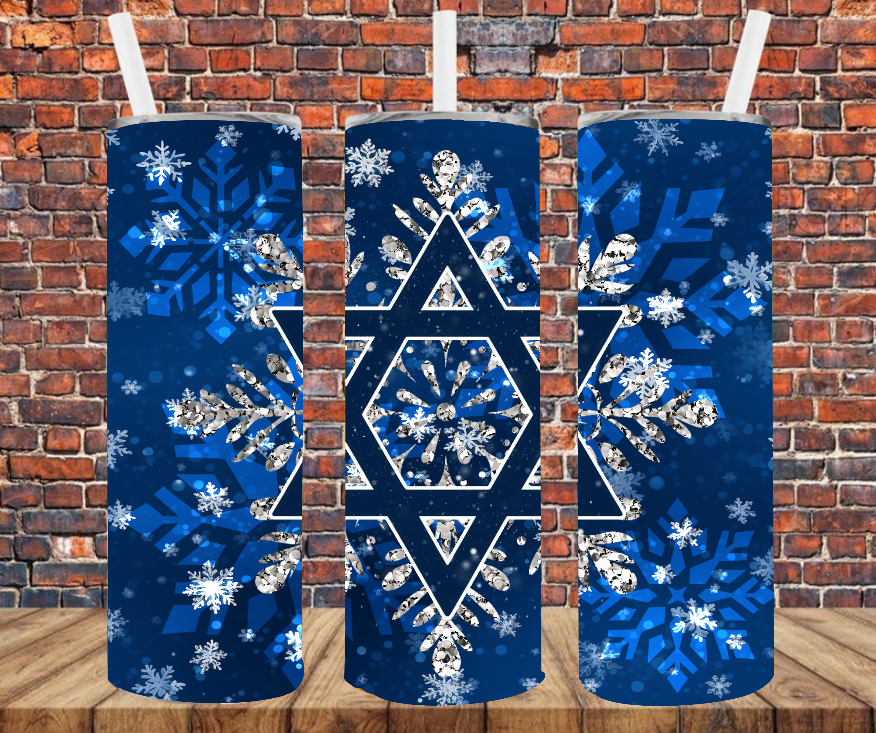 Star Of David - Tumbler Wrap - Sublimation Transfers