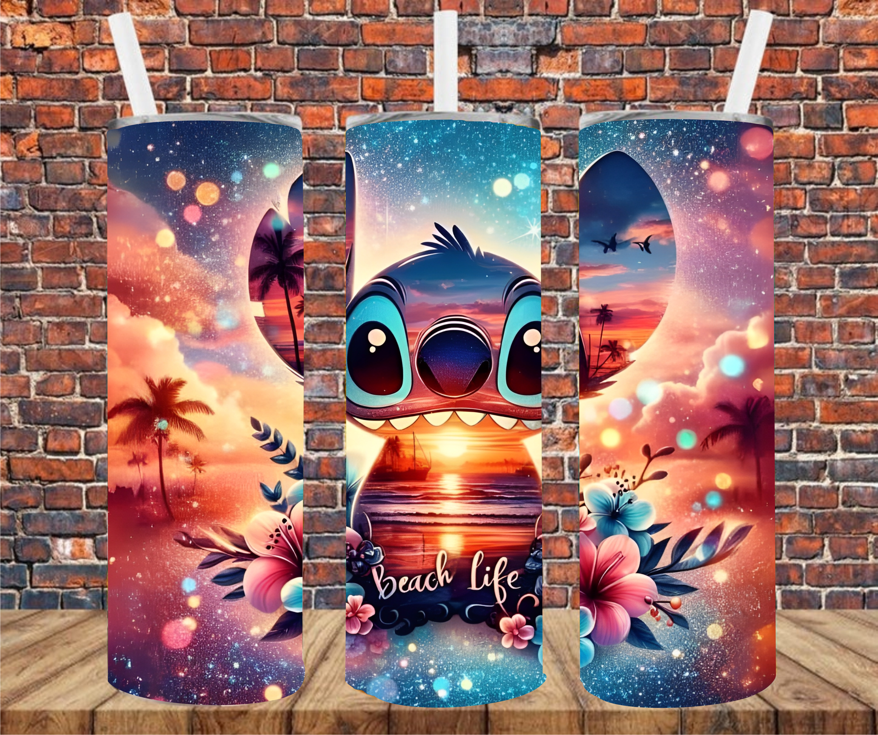 Beach Life - Tumbler Wrap - Sublimation Transfer