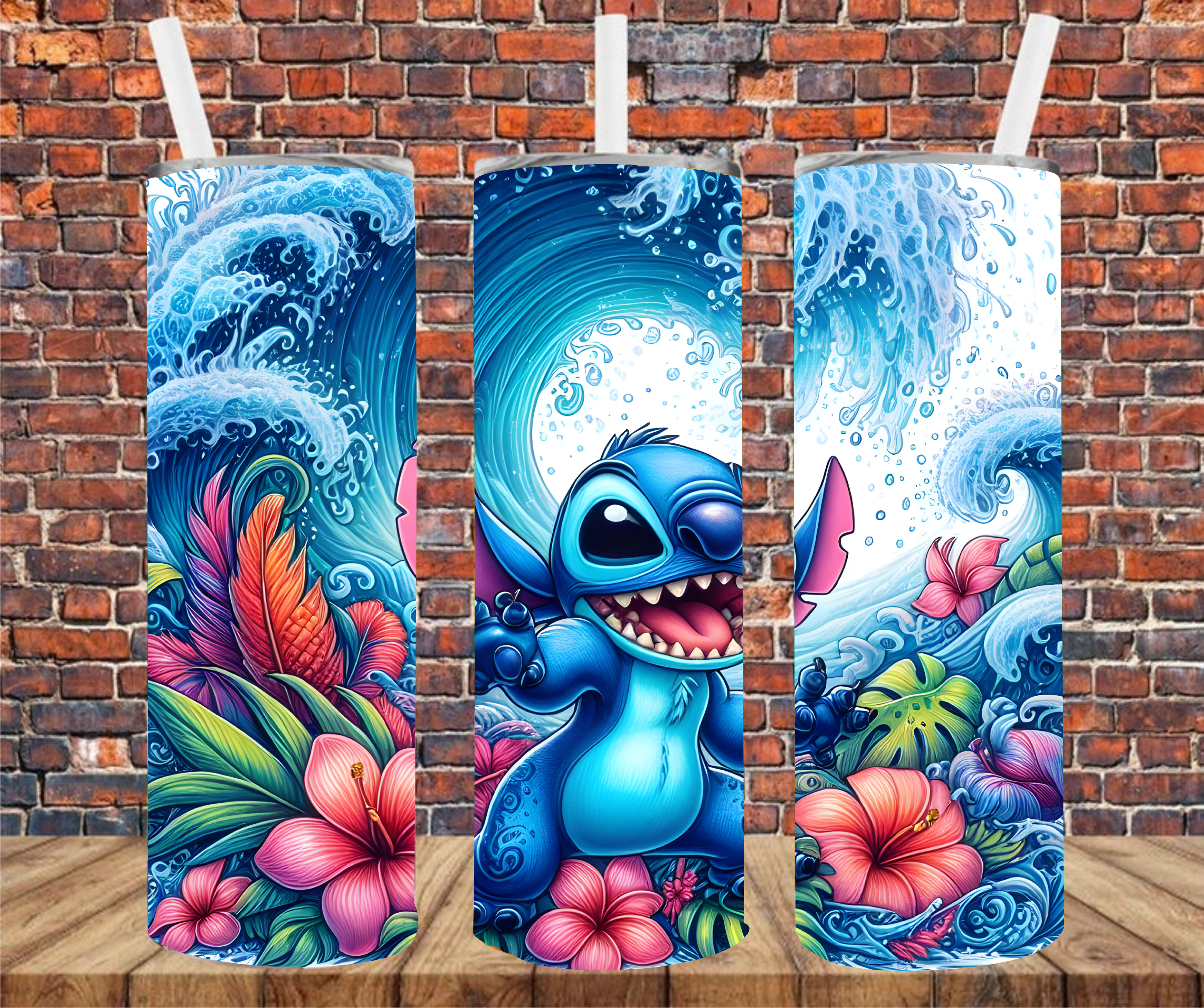 Character Aloha - Tumbler Wrap - Sublimation Transfer