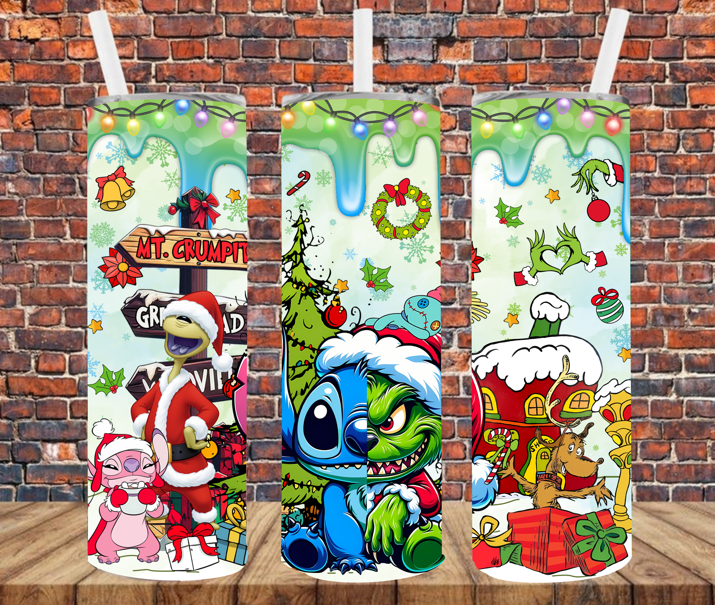 Christmas Character - Tumbler Wrap - Sublimation Transfers