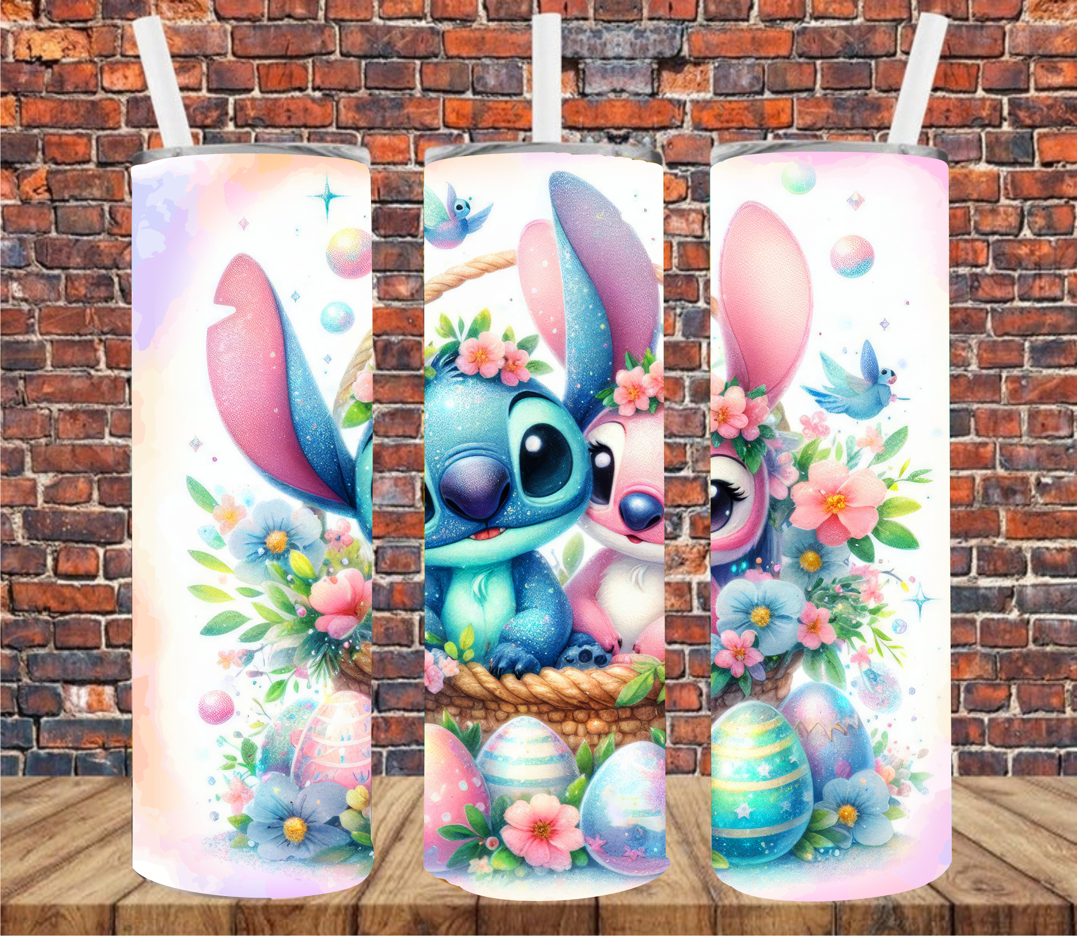 Easter Character - Tumbler Wrap - Vinyl Transfers